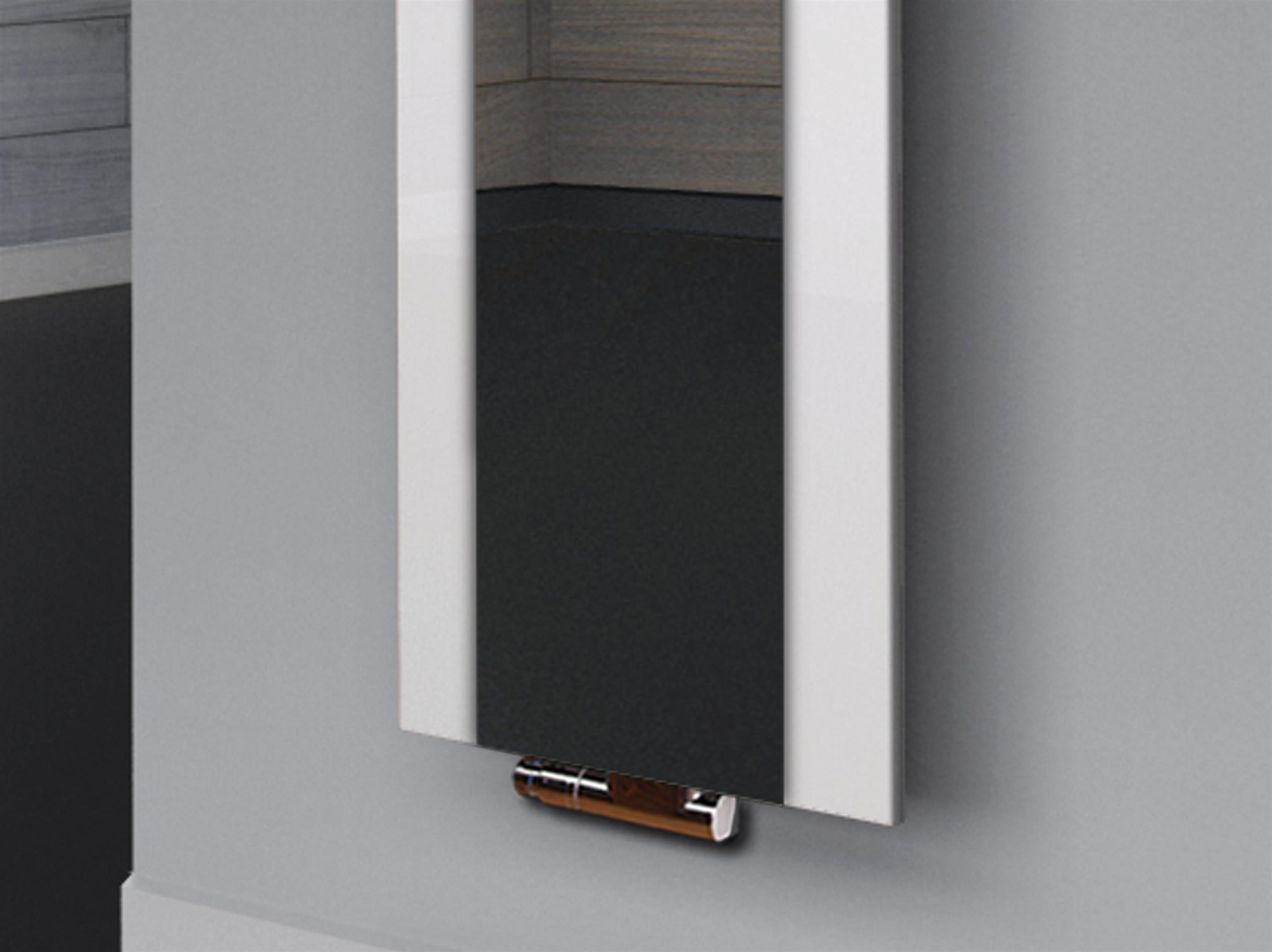 BADHEIZKÖRPER mit Spiegel Design Singapur 3 180x47cm 1118 Watt weiß SZAGATO Designheizkörper Handtuchheizkörper mit Mittelanschluss Handtuchwärmer