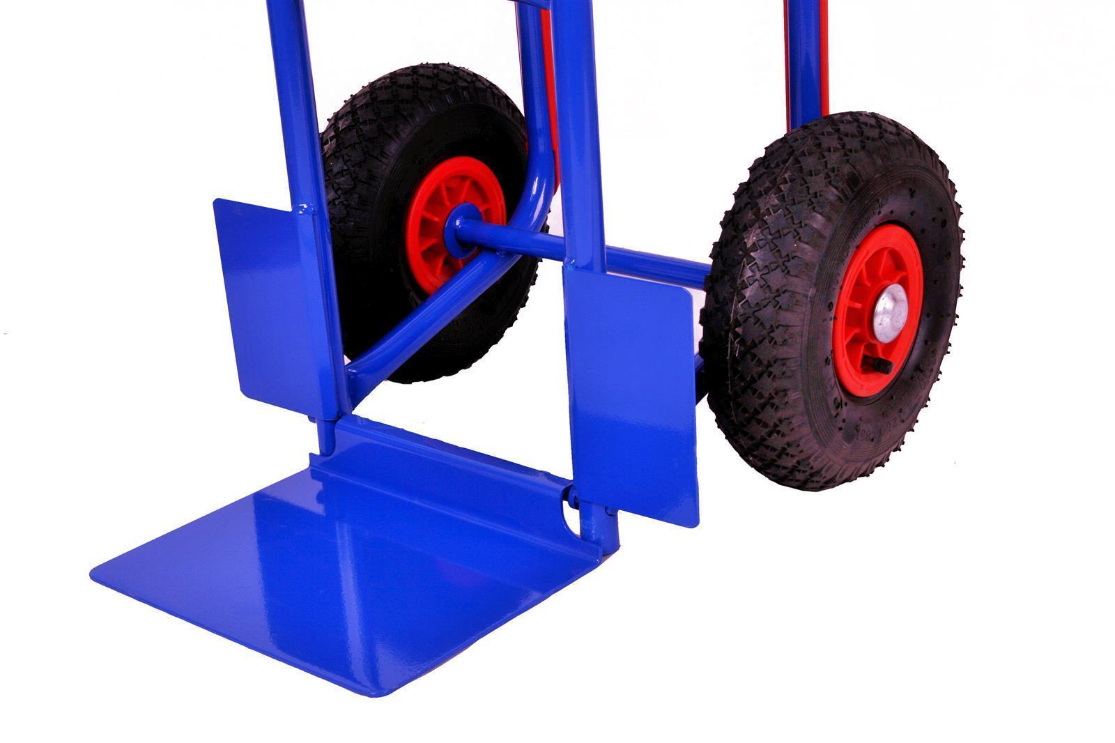 Sackkarre 250 kg Gleitkufen 111x50x53cm blau SZAGATO Transportkarre klappbar Sackkarre Stahl Sackkarre Stahl klappbar Sackkarre Gleitkufe kaufen
