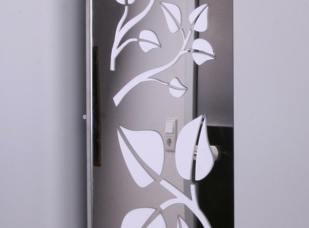 BADHEIZKÖRPER Design Leaves 2 120x47cm 799 Watt Edelstahl Hochglanz SZAGATO Designheizkörper Handtuchheizkörper mit Mittelanschluss Handtuchwärmer