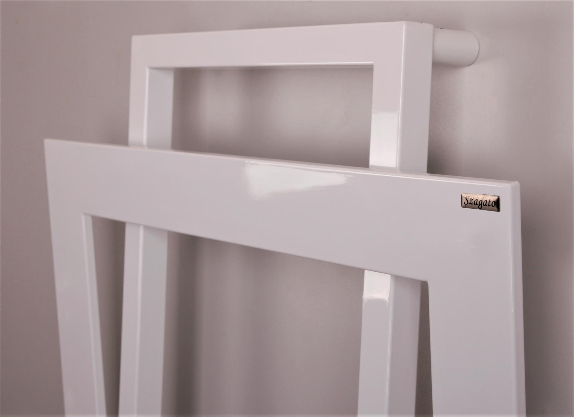 BADHEIZKÖRPER Design ART I 180x60cm 1019 Watt weiß + Heizstab 900 Watt SZAGATO Designheizkörper Handtuchheizkörper mit Mittelanschluss Handtuchwärmer