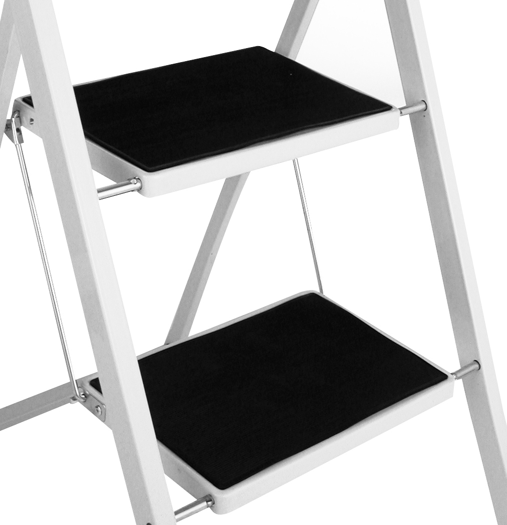 Klapptritt 2 Stufen 150 kg SZAGATO Klapptrittleiter Trittleiter 2 Stufen Klapptritt 2 Stufen Tritt Leiter 2 Stufen Stufentritt Trittleitern 2 Stufen