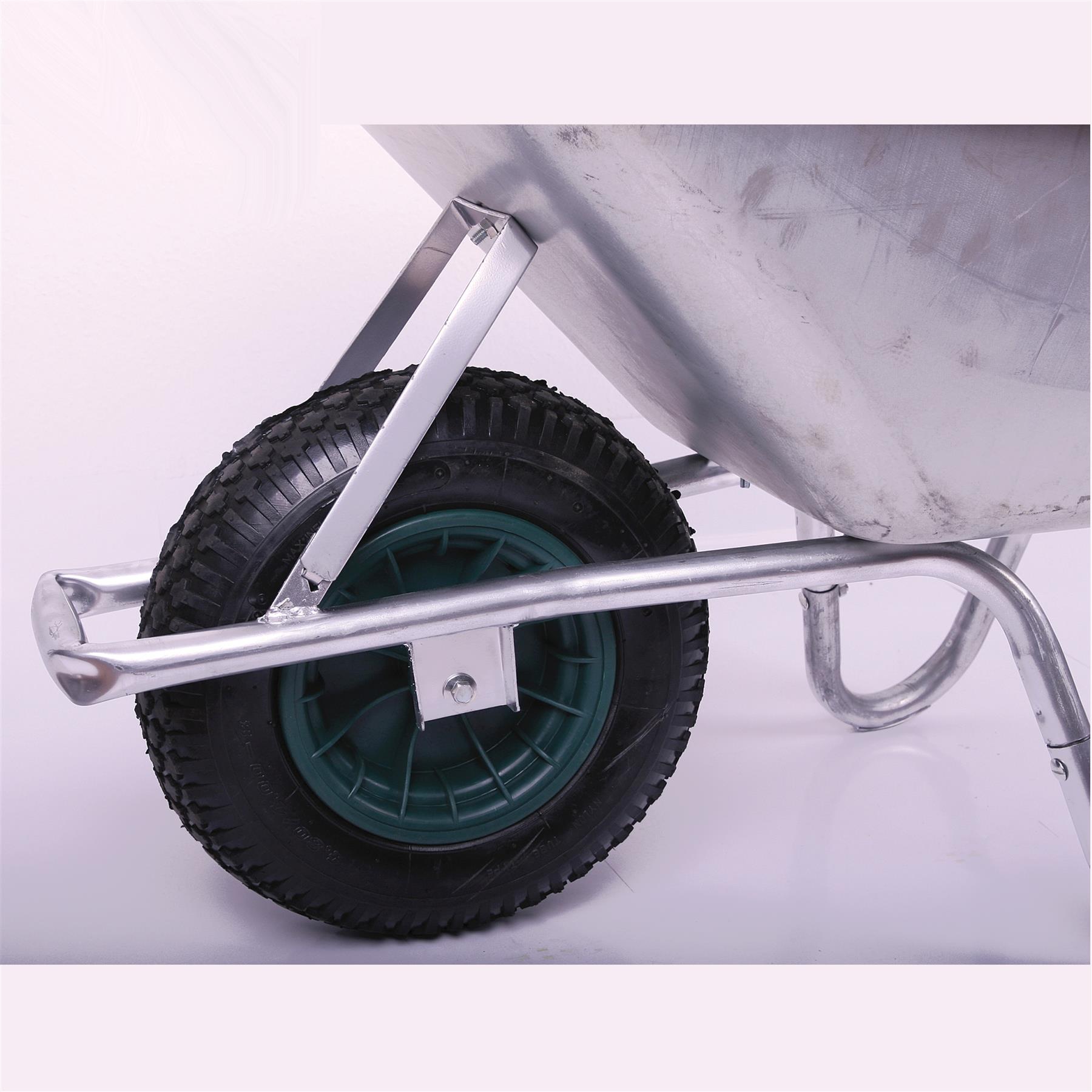 Schubkarre 250 kg 100 Liter verzinkt SZAGATO Bauschubkarre Gartenkarre Gartenschubkarre für Baustelle Schubkarren kaufen Schubkarre Pferdestall