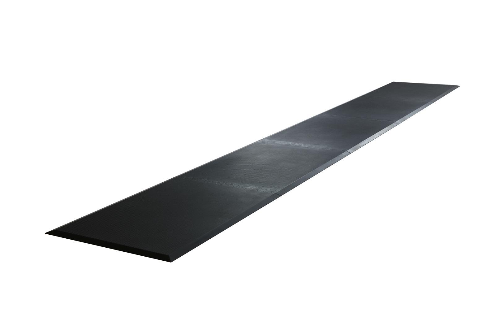 Arbeitsplatzmatte Gummi 543x65x1,3cm anthrazit SZAGATO Anti Ermüdungsmatte Steharbeitsplatz Arbeitsplatzmatte Gummi Antiermüdungsmatten Arbeitzplatz