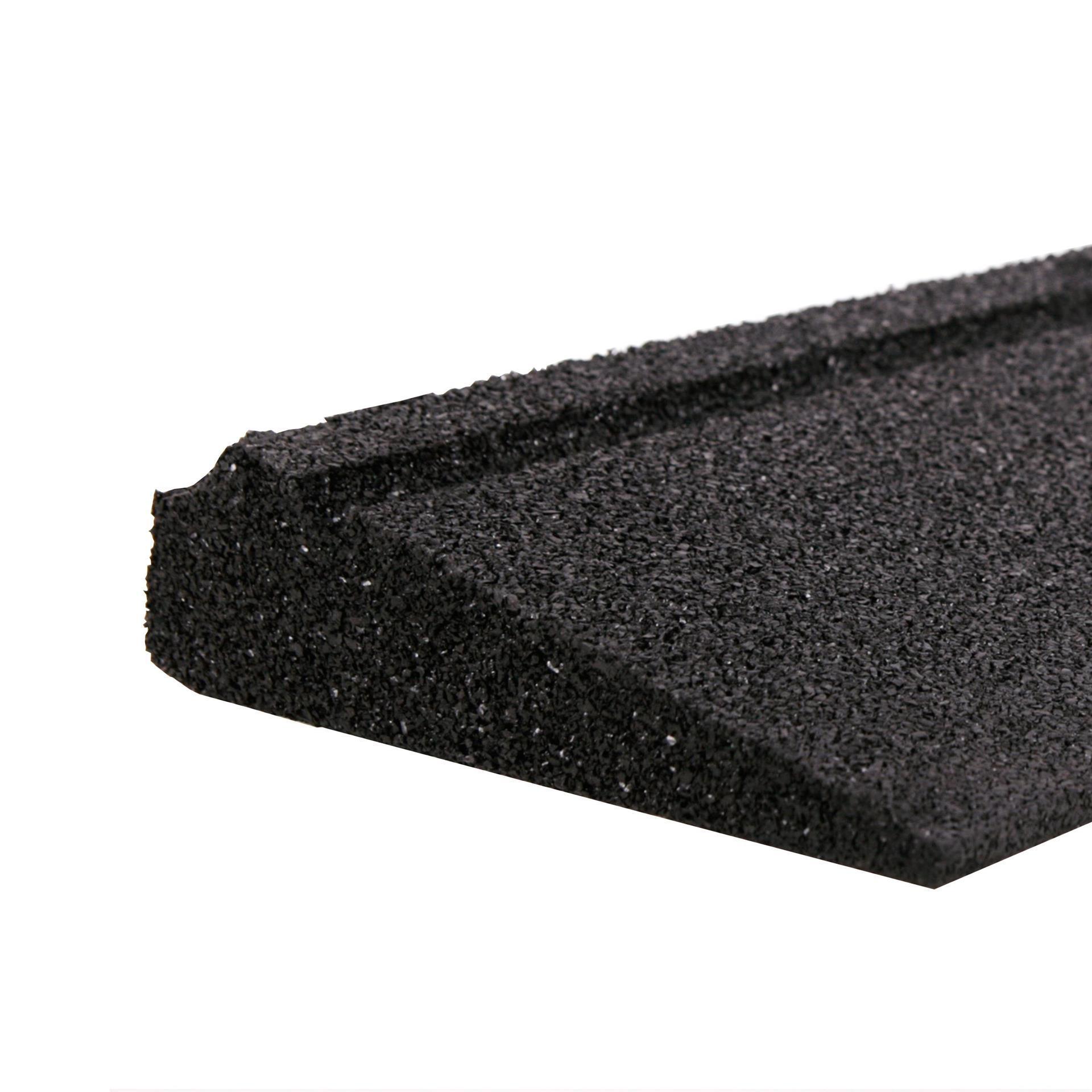 Bordsteinrampe Gummi 70mm SET 2 Stück 40x25x7cm schwarz SZAGATO Schwellenrampe Auffahrhilfe Bordsteinkeile Bordstein Auffahrrampe Bordsteinkanten