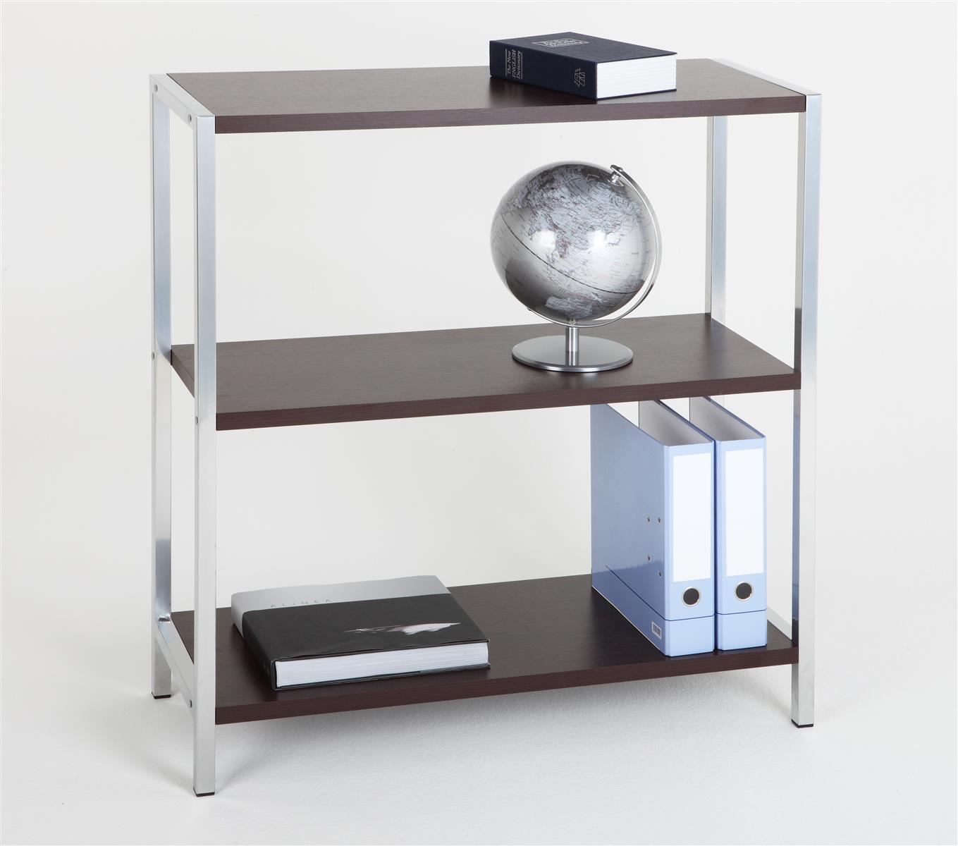 Büroregal für Ordner Officeline 100x85x30cm 3 Böden 60 KG schwarz SZAGATO Büroregal für Ordner Ordnerregal Ordner Regal Ordnerregale Regal für Ordner