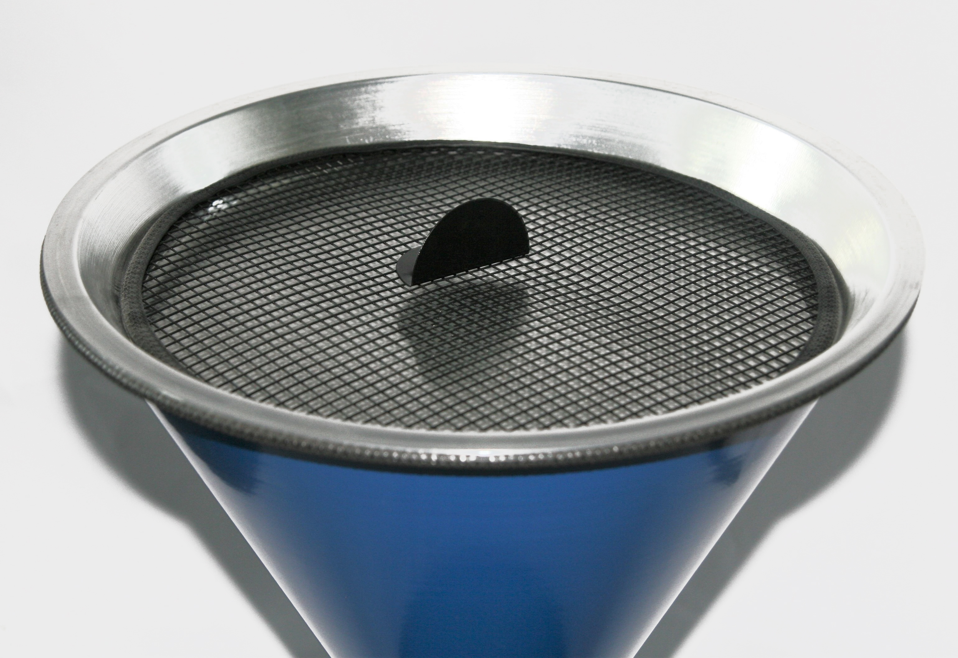 Stand Aschenbecher Diabolo 71x40cm blau inkl. 25 kg Quarzsand SZAGATO Aschenbecher groß Stand-Aschenbecher außen Aschenbecher stehend Aschenbecher