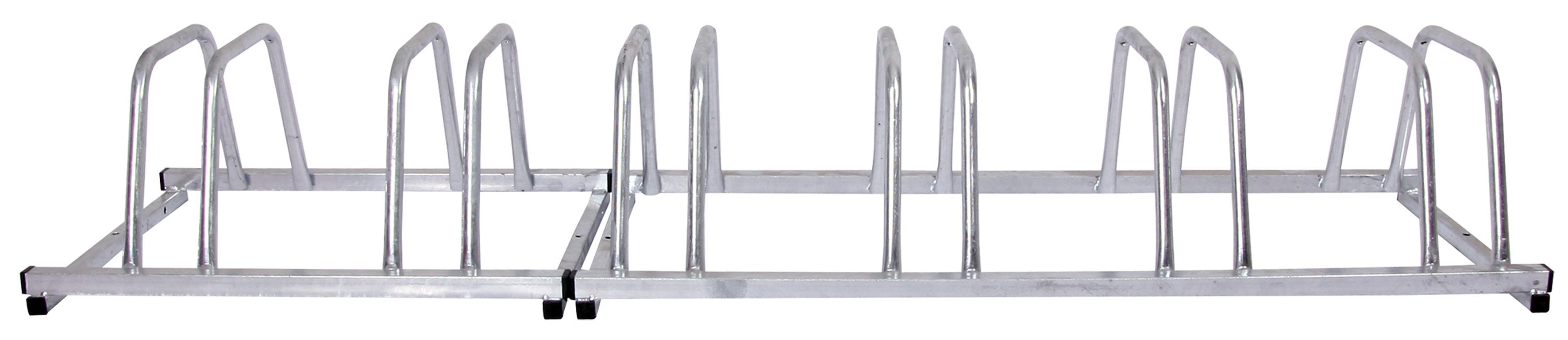 Fahrradständer 6 Fahrräder 150x39cm SZAGATO Fahhrad Ständer Standfuß Fahrrad Fahrradständer Reifenbreite 65 mm Fahrradbügel Fahrradhalter