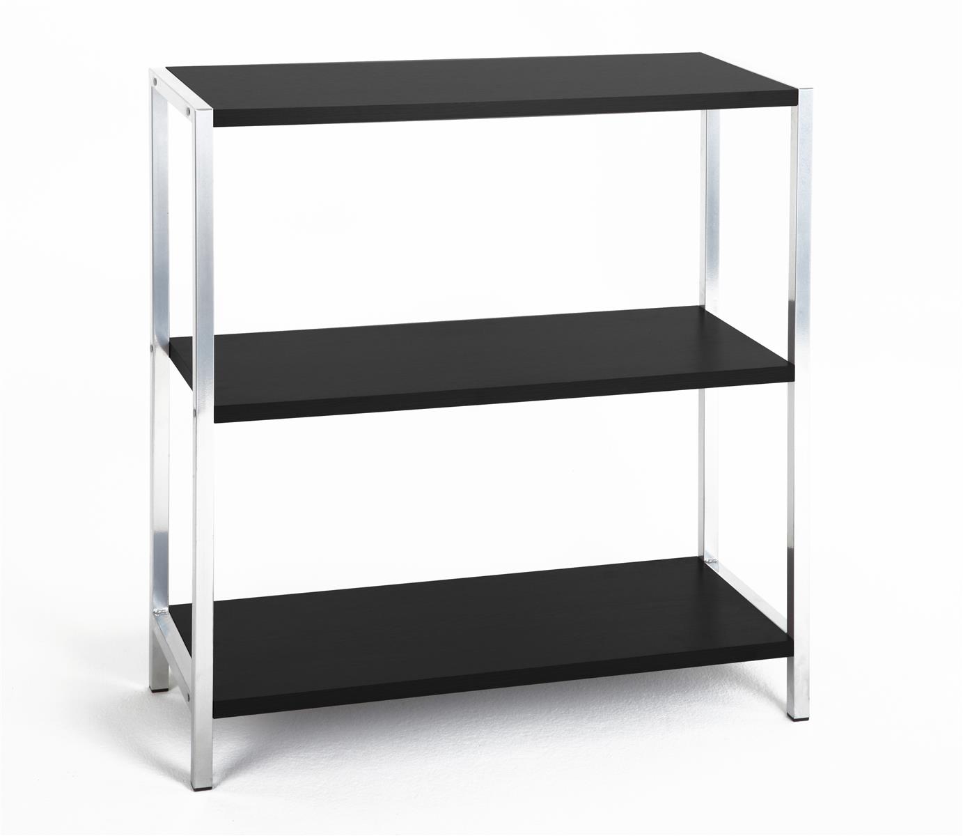 Büroregal für Ordner Officeline 100x85x30cm 3 Böden 60 KG schwarz SZAGATO Büroregal für Ordner Ordnerregal Ordner Regal Ordnerregale Regal für Ordner