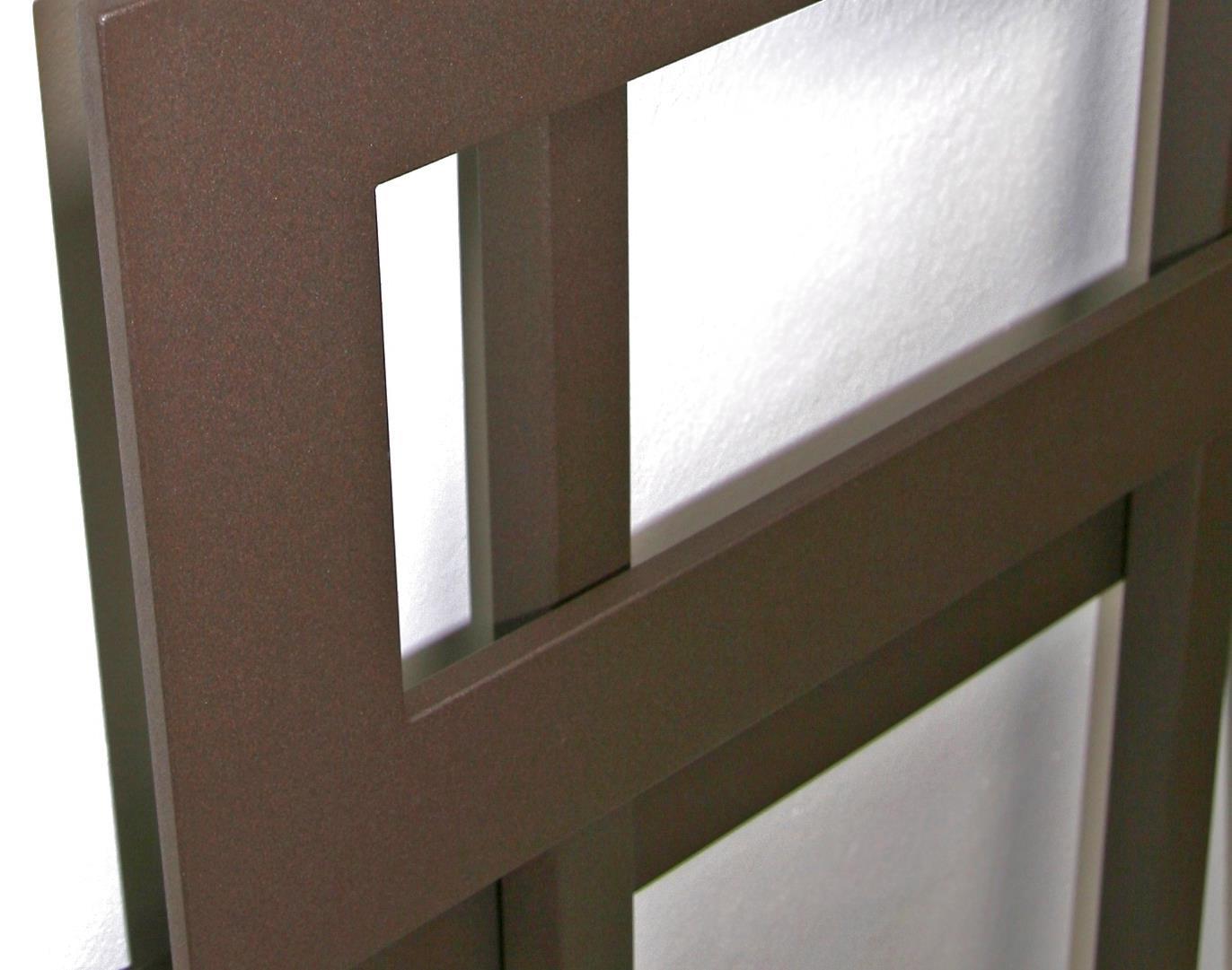 BADHEIZKÖRPER Design ART I 180x60cm 1019 Watt braun SZAGATO Paneelheizkörper Designheizkörper Handtuchheizkörper mit Mittelanschluss Handtuchwärmer