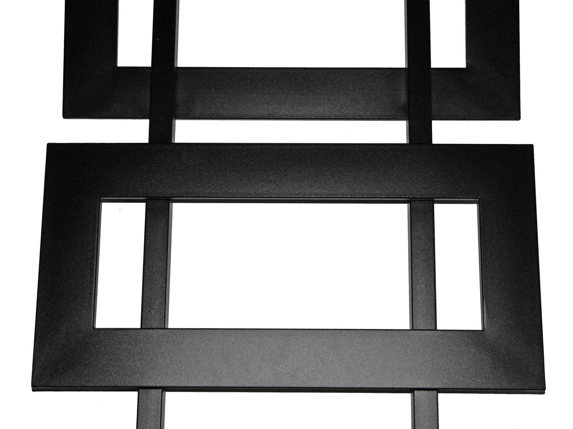 BADHEIZKÖRPER Design ART I 180x60cm 1019 Watt schwarz + Heizstab 900 Watt SZAGATO Designheizkörper Handtuchheizkörper Mittelanschluss Handtuchwärmer