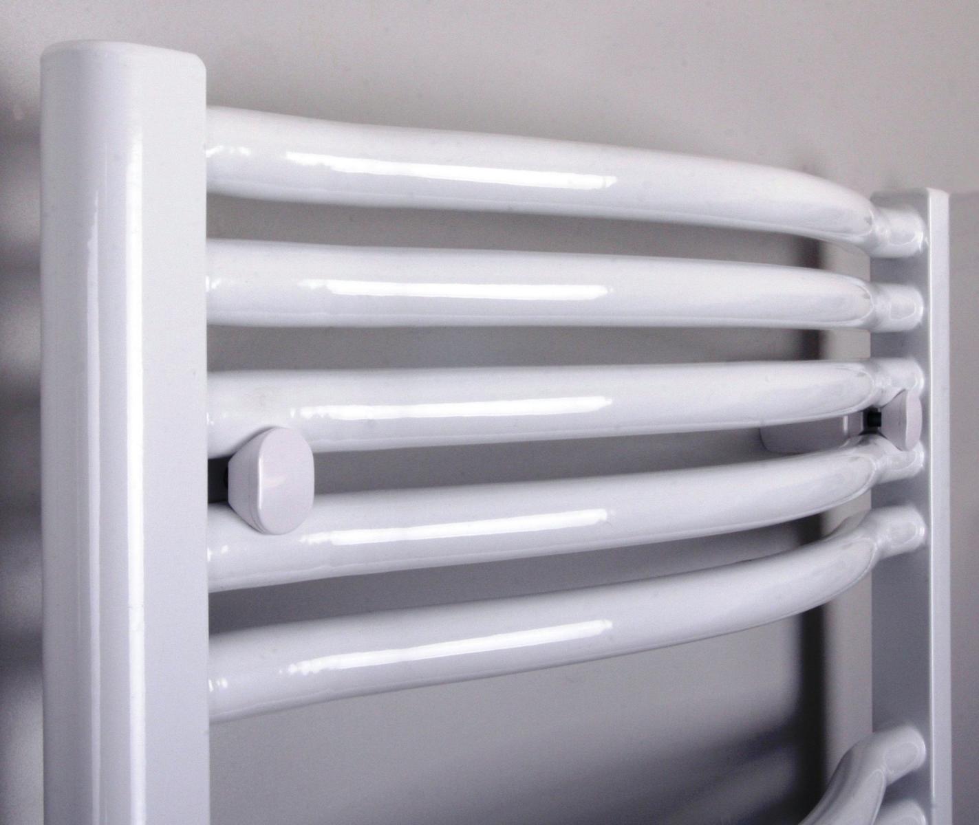 BADHEIZKÖRPER Design Mannheim 2 121x60cm 1034 Watt weiß SZAGATO Handtuchheizkörper mit Seitenanschluss Handtuchwärmer mit Seitenanschluss