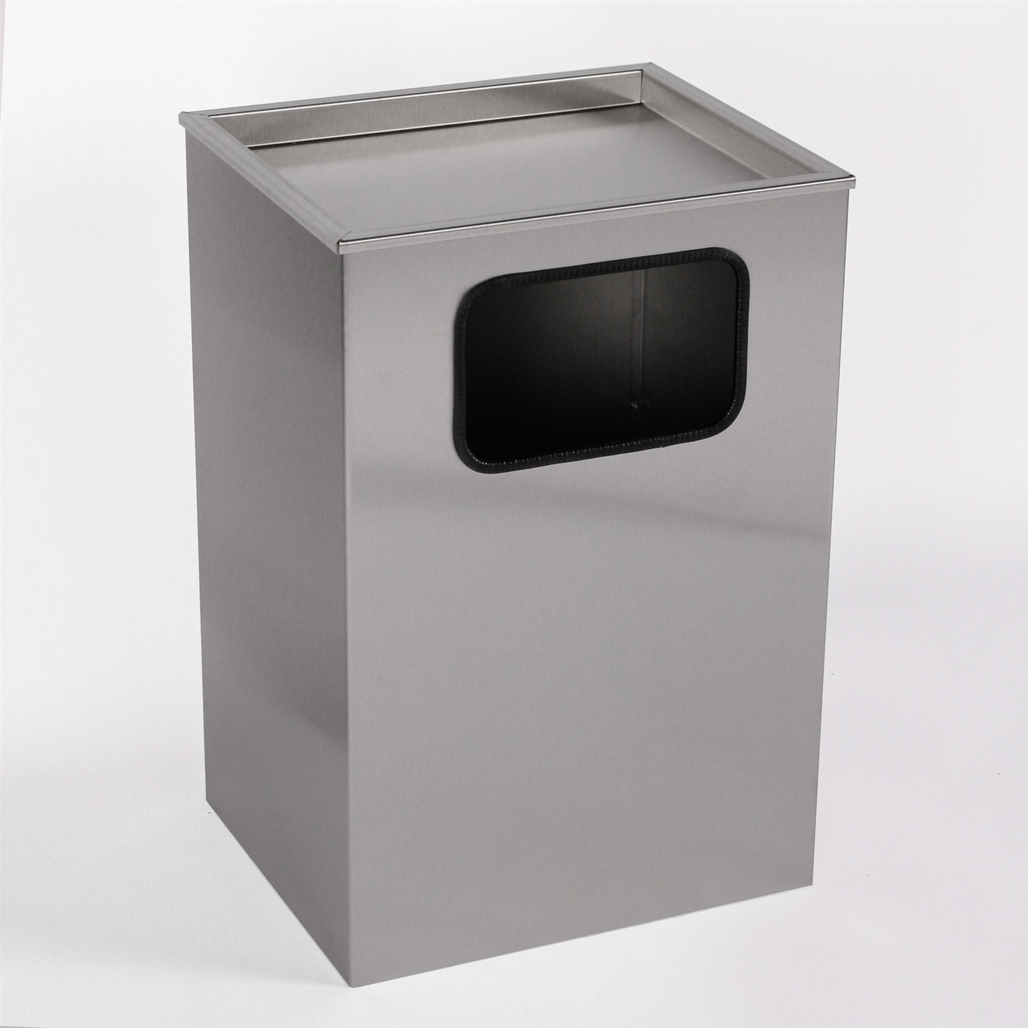 Aschenbecher mit Mülleimer Classic 62x40x33cm 28 ltr Edelstahl inkl. Inneneimer SZAGATO Standascher Abfalleimer Mülleimer Aschenbecher Abfallsammler