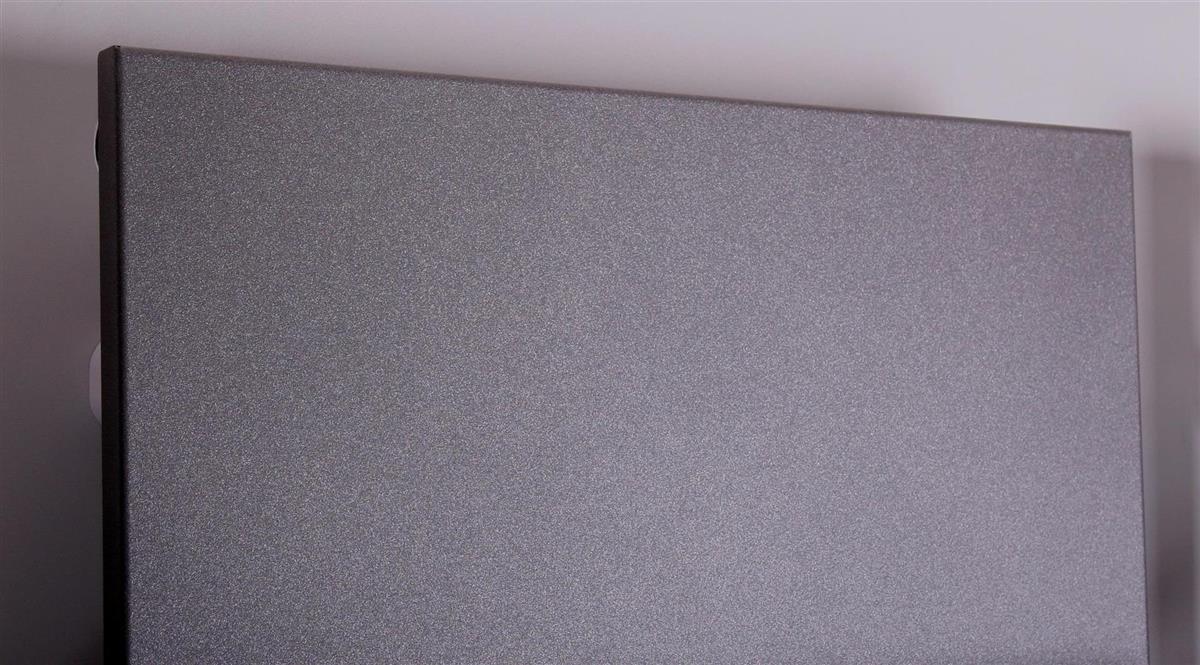 BADHEIZKÖRPER Design Mirror Steel 2 120x47cm 799 Watt anthrazit - moonstone (+1 Halter 15mm) SZAGATO Designheizkörper Mittelanschluss Handtuchwärmer