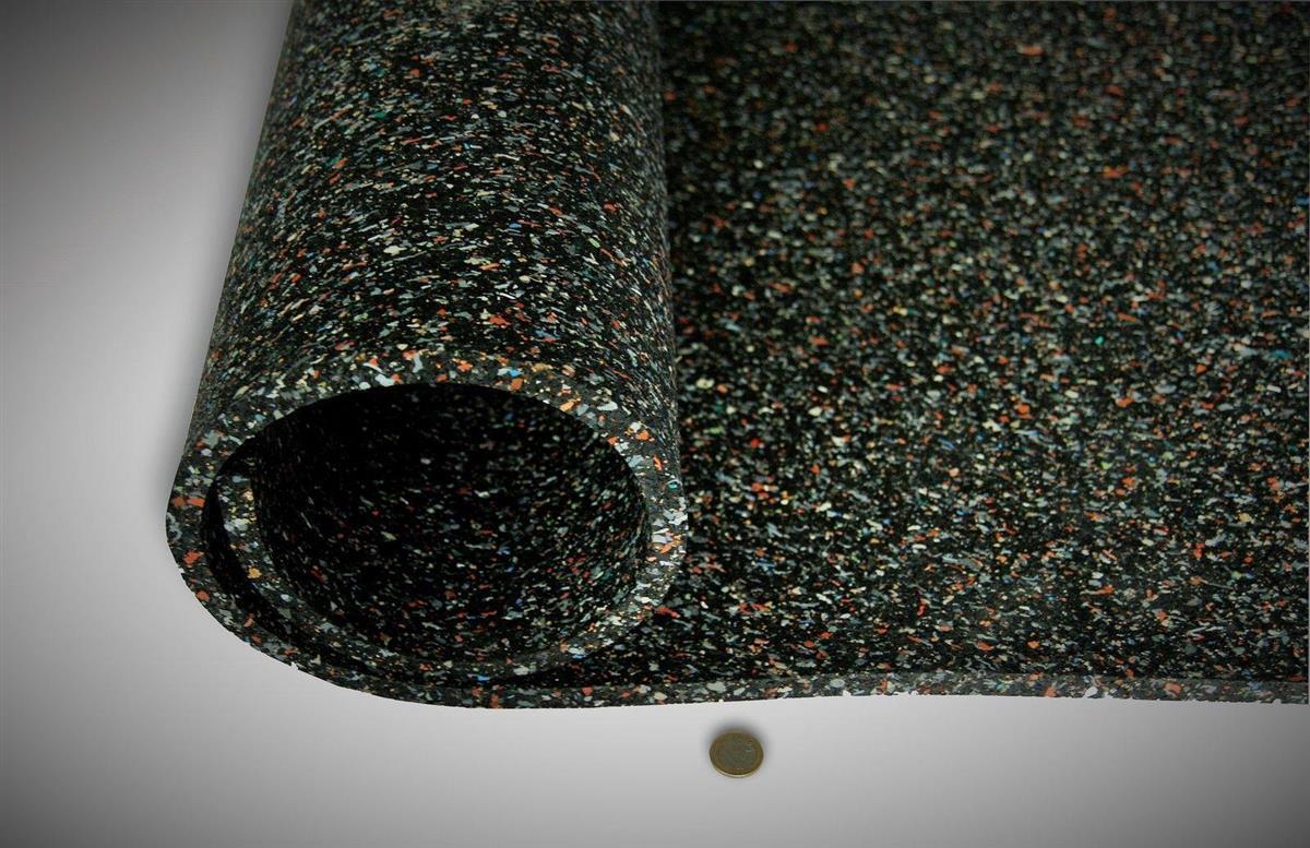Gummimatte Waschmaschinen Anti - Vibrationsmatte 60x60x1,5cm SZAGATO Meterware Gummimatt Gummi Matte Gummigranulatmatte Antirutschmatte recycelt