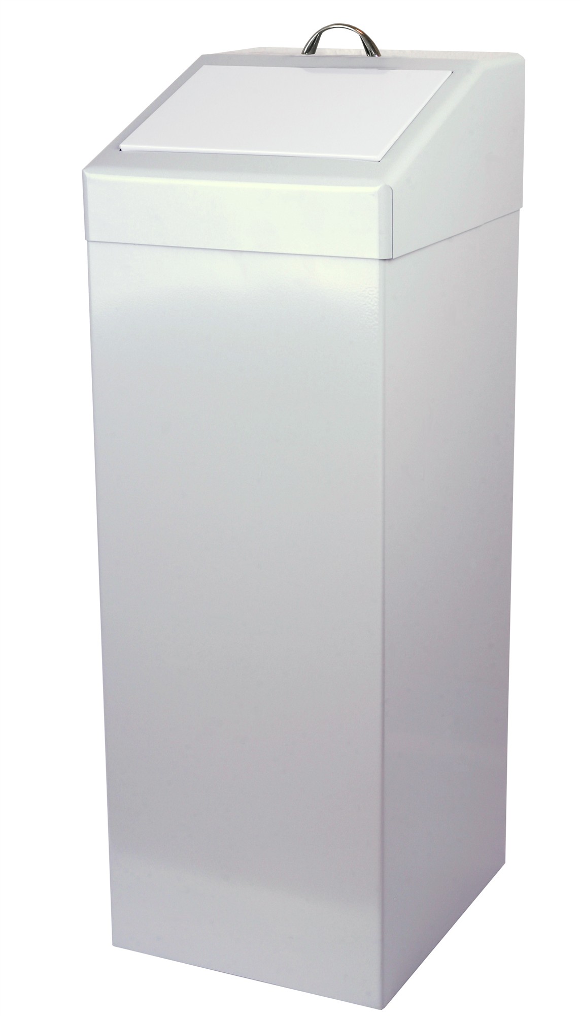 Abfallbehälter 87 ltr. HxBxT 90x34x38cm weiß SZAGATO Made in Germany Abfalleimer Abfallsammler Mülleimer großes Volumen Wertstoffsammler groß stehend