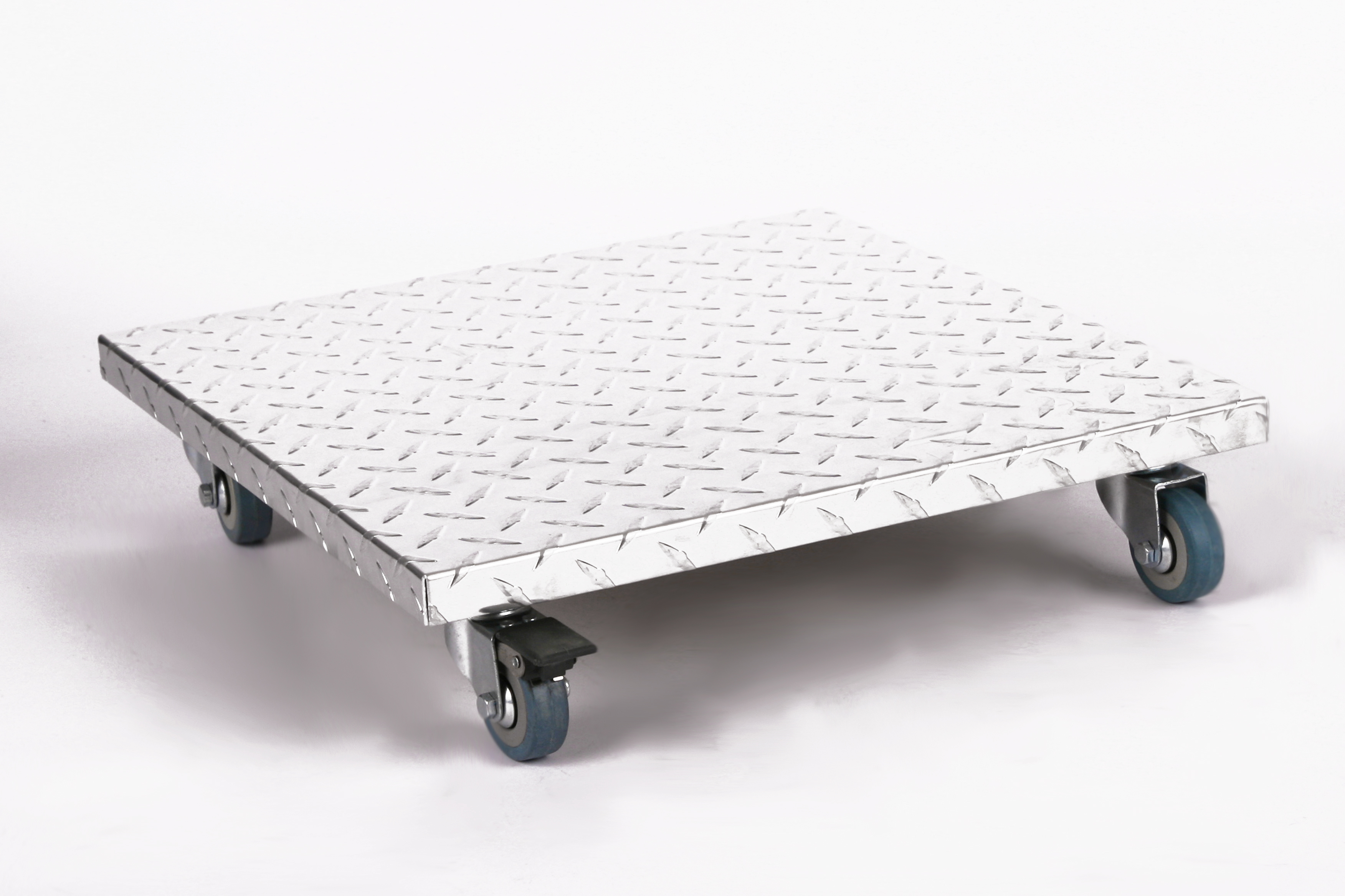 Rollbrett Pflanzenroller 50x50cm ALU 150kg PU-Rolle+Bremse SZAGATO Made in Germany Blumenuntersetzer Möbelroller Outdoor Blumenroller Transportroller