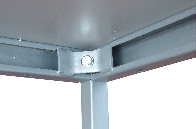 Schreibtisch 160cm SET + Unterbauschrank Profi 3 Schubladen grau SZAGATO Arbeitstisch Bürotisch Druckertisch Computertisch Schreibti günstig