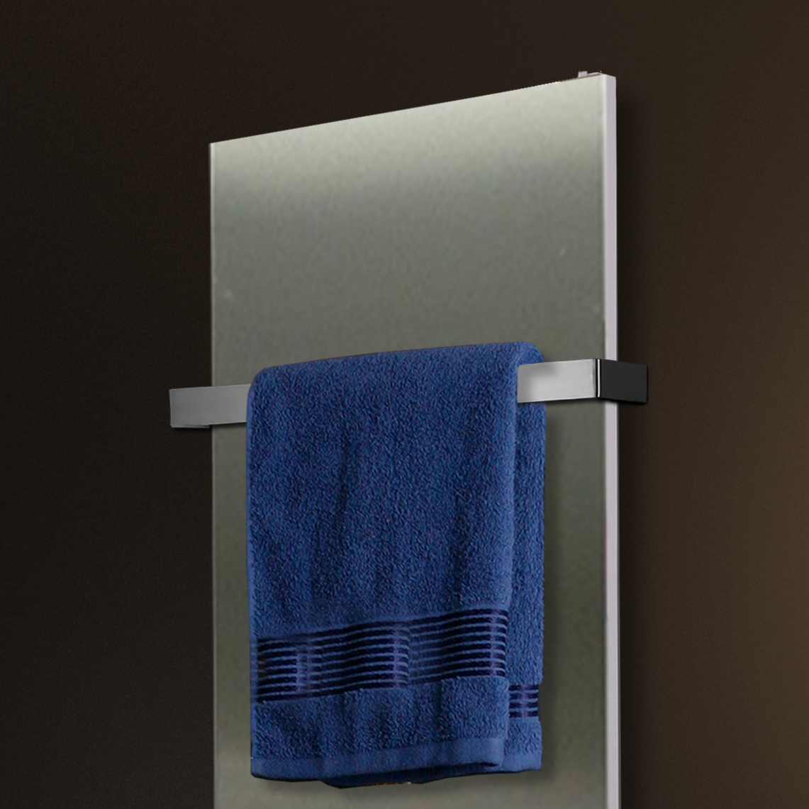 BADHEIZKÖRPER Design Mirror 3 180x47cm 1118 Watt Edelstahl matt (+2 Halter 30mm) SZAGATO Designheizkörper Handtuchheizkörper mit Mittelanschluss