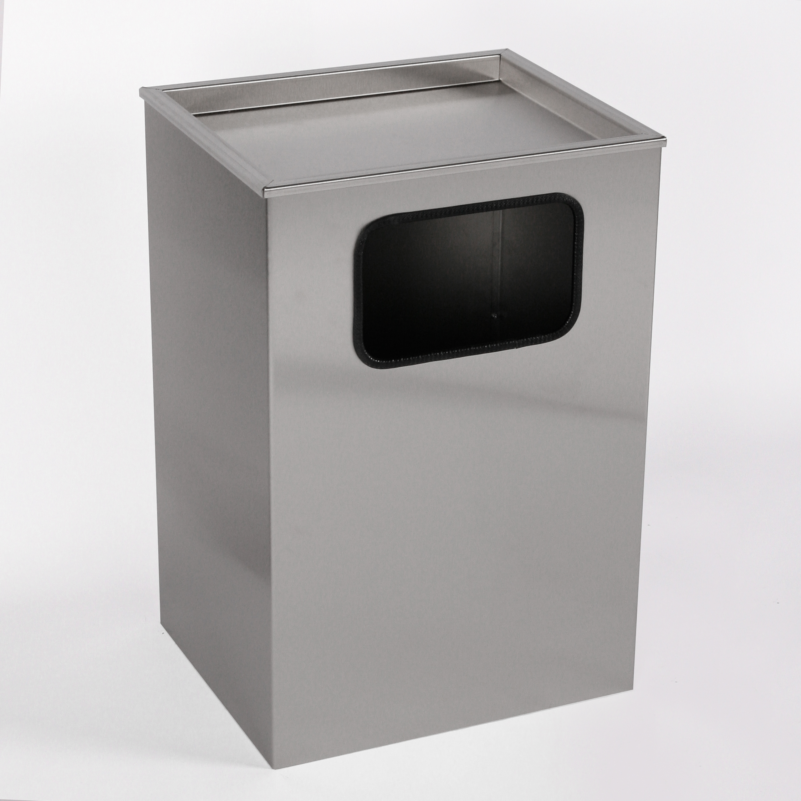 Aschenbecher mit Mülleimer Classic 62x40x33cm 28 ltr Edelstahl inkl. Inneneimer SZAGATO Standascher Abfalleimer Mülleimer Aschenbecher Abfallsammler