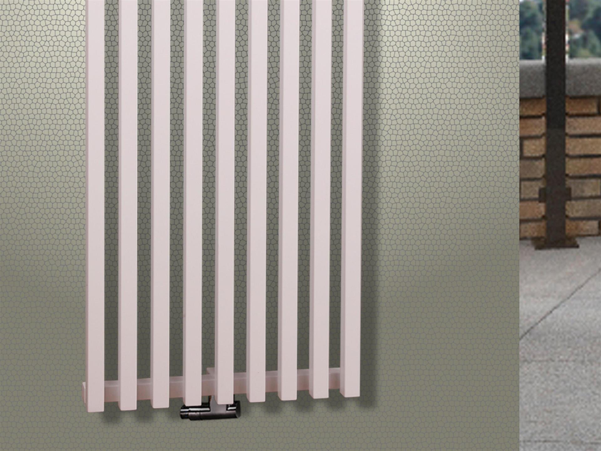 BADHEIZKÖRPER Design Pipe 180x51cm 1118 Watt weiß SZAGATO Designheizkörper Handtuchheizkörper mit Mittelanschluss Handtuchwärmer