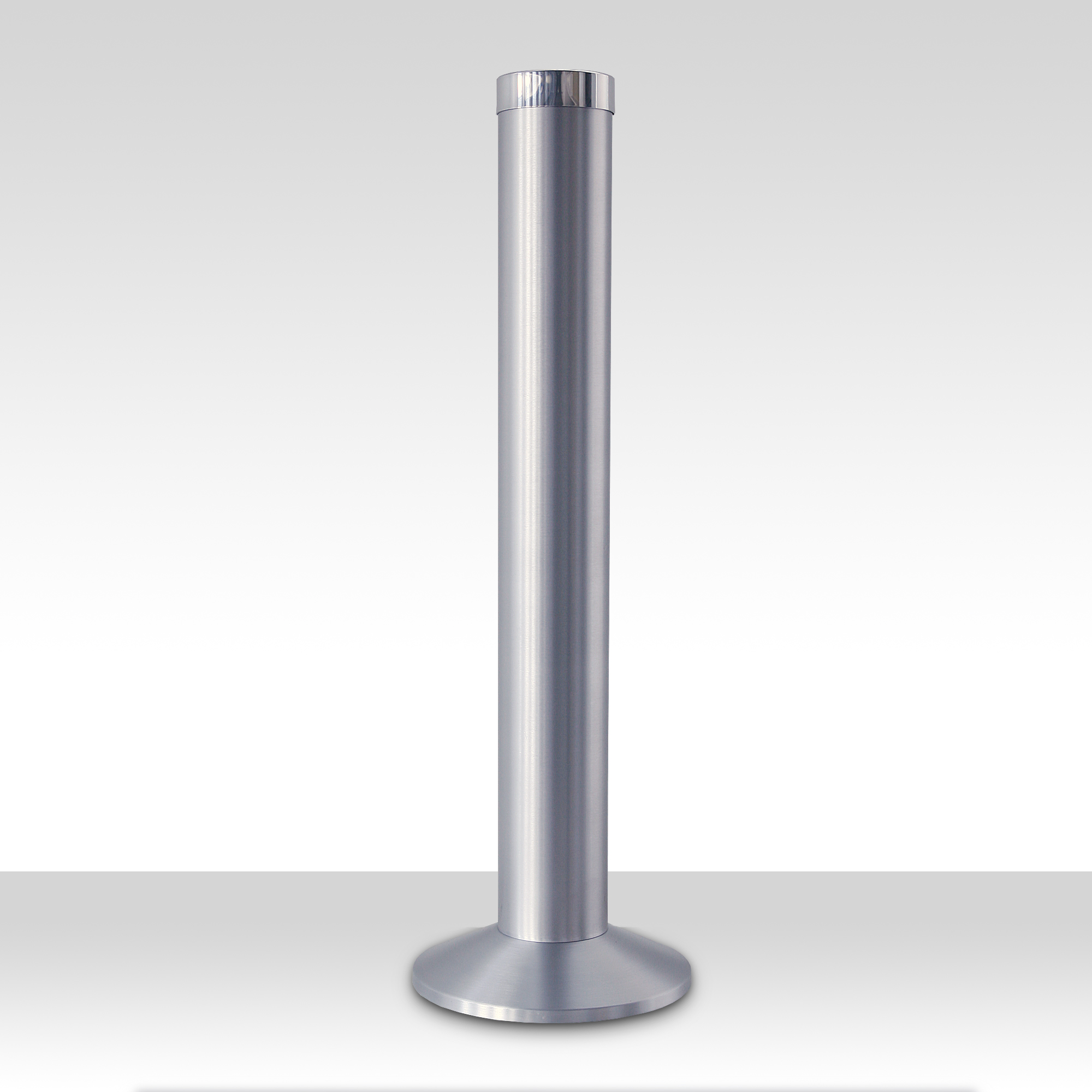 Aschenbecher Säule 81x25cm ALU SZAGATO Made in Germany Aluminium Aschenbecher groß Stand-Aschenbecher außen großer Aschenbecher stehend für draußen