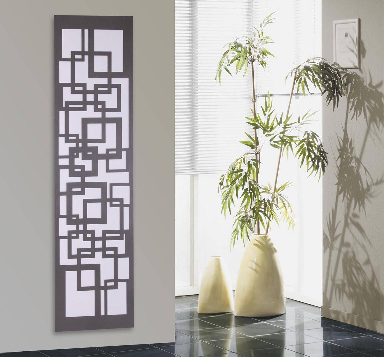 BADHEIZKÖRPER Design Quadrat 3 180x47cm 1118 Watt anthrazit moonstone SZAGATO Designheizkörper Handtuchheizkörper mit Mittelanschluss Handtuchwärmer