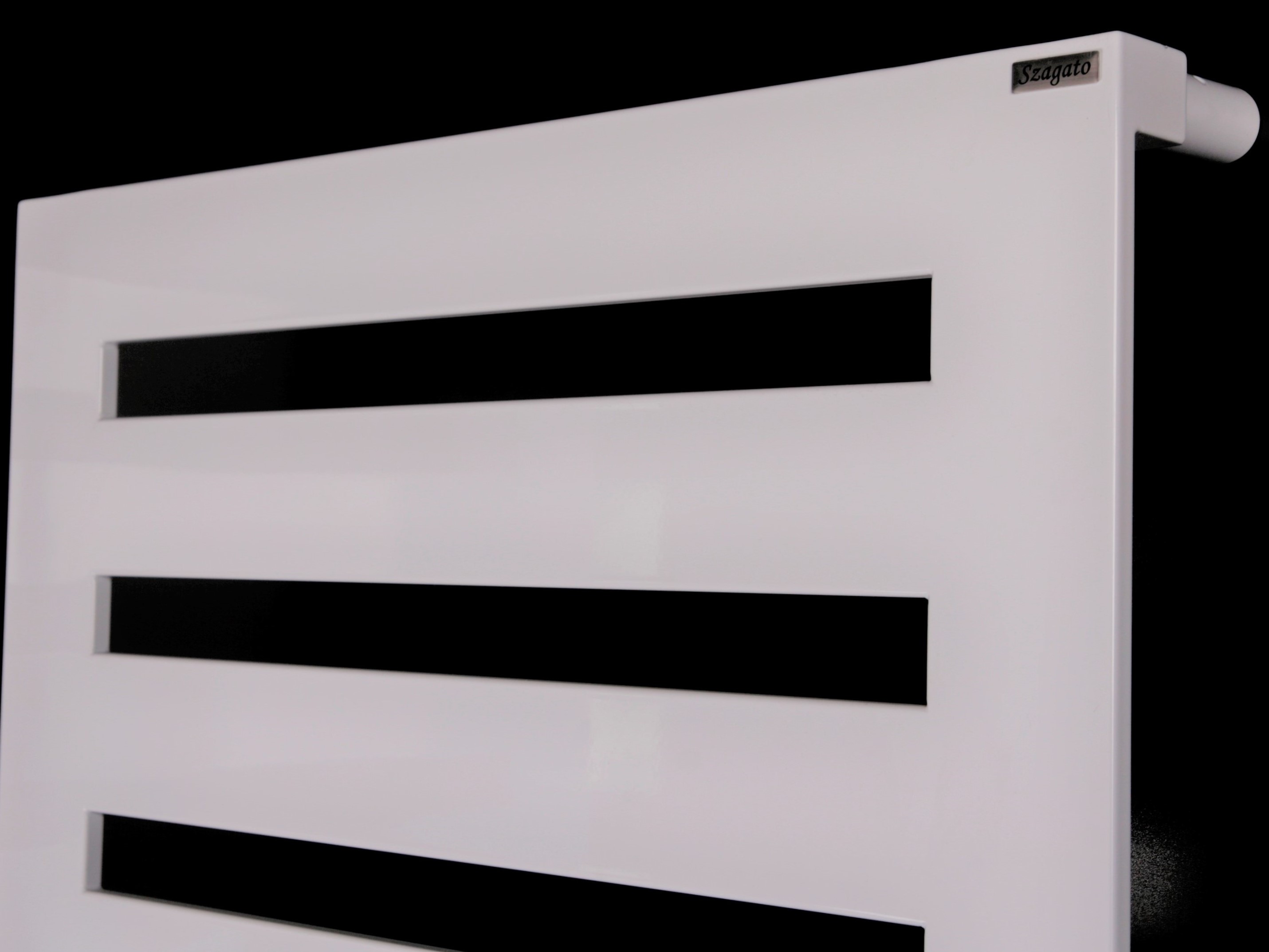 BADHEIZKÖRPER Design Zebra 2 144x60cm 911 Watt weiß SZAGATO Designheizkörper Handtuchheizkörper mit Mittelanschluss Handtuchwärmer