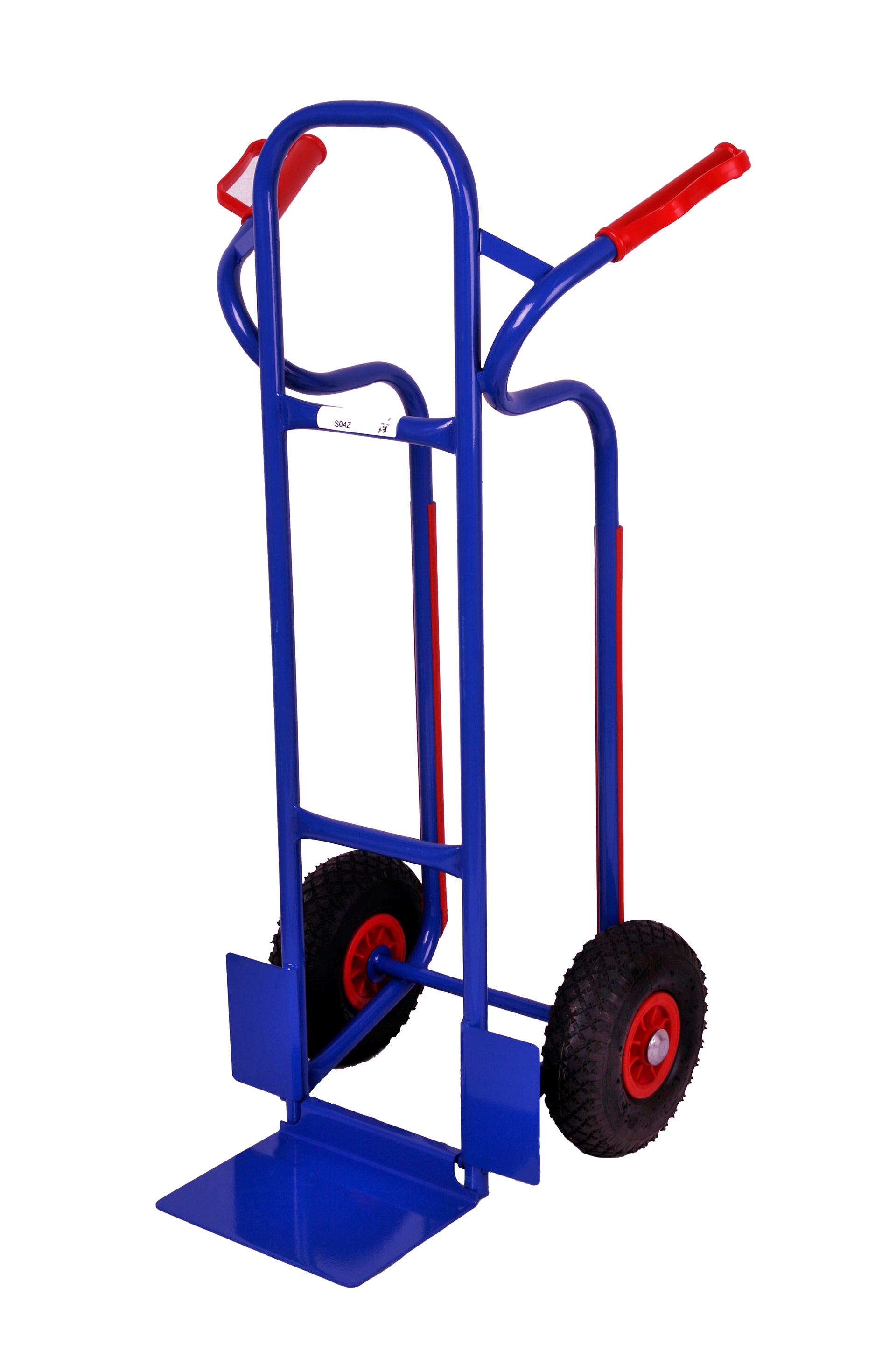 Sackkarre Gleitkufen 250 kg klappbar Vollgummi 111x50x53cm blau SZAGATO Transportkarre klappbar Sackkarre Stahl Sackkarre klappbar Gleitkufe kaufen