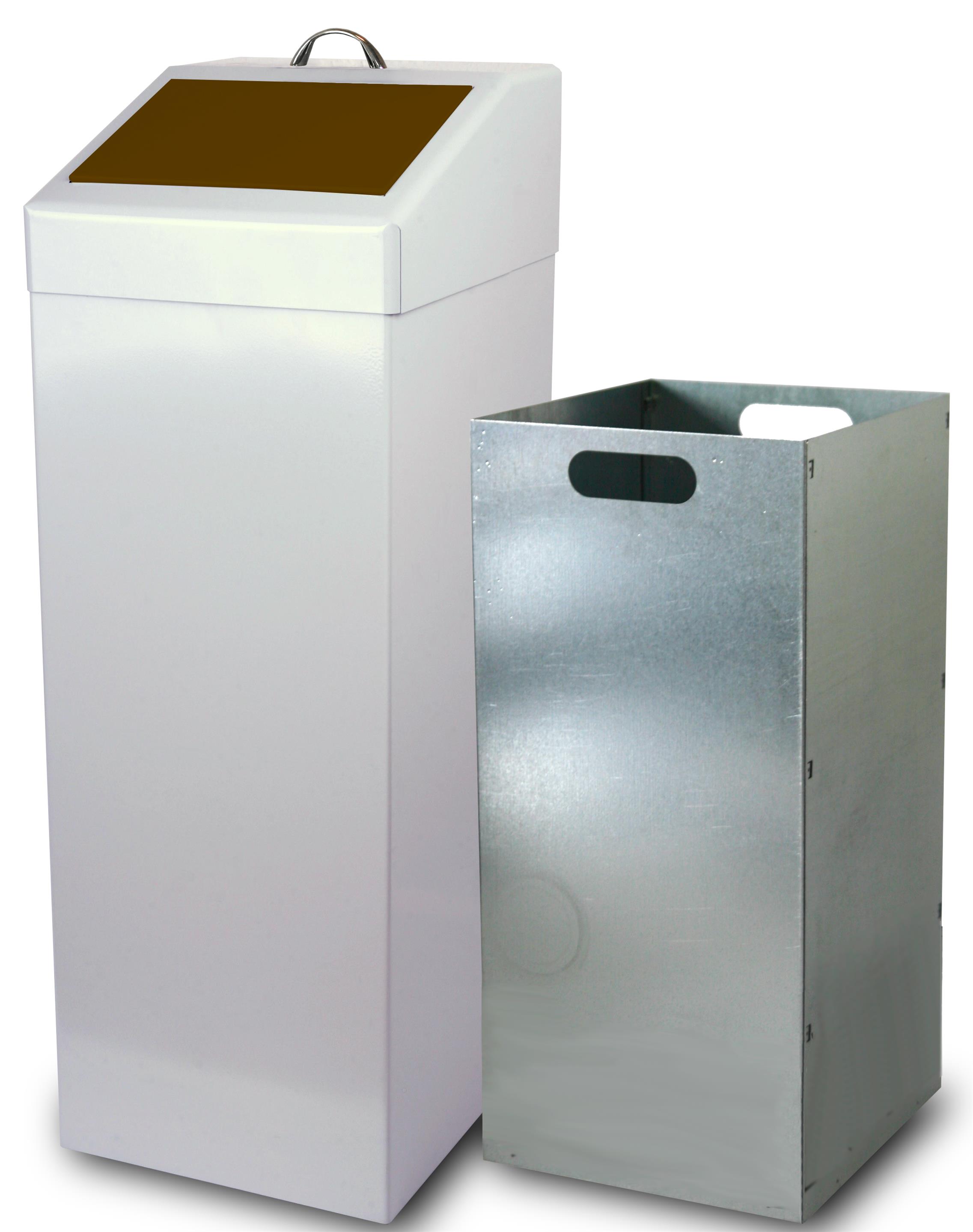 Abfallbehälter 87 ltr +Innenbehälter 90x34x38 braun SZAGATO kaufen