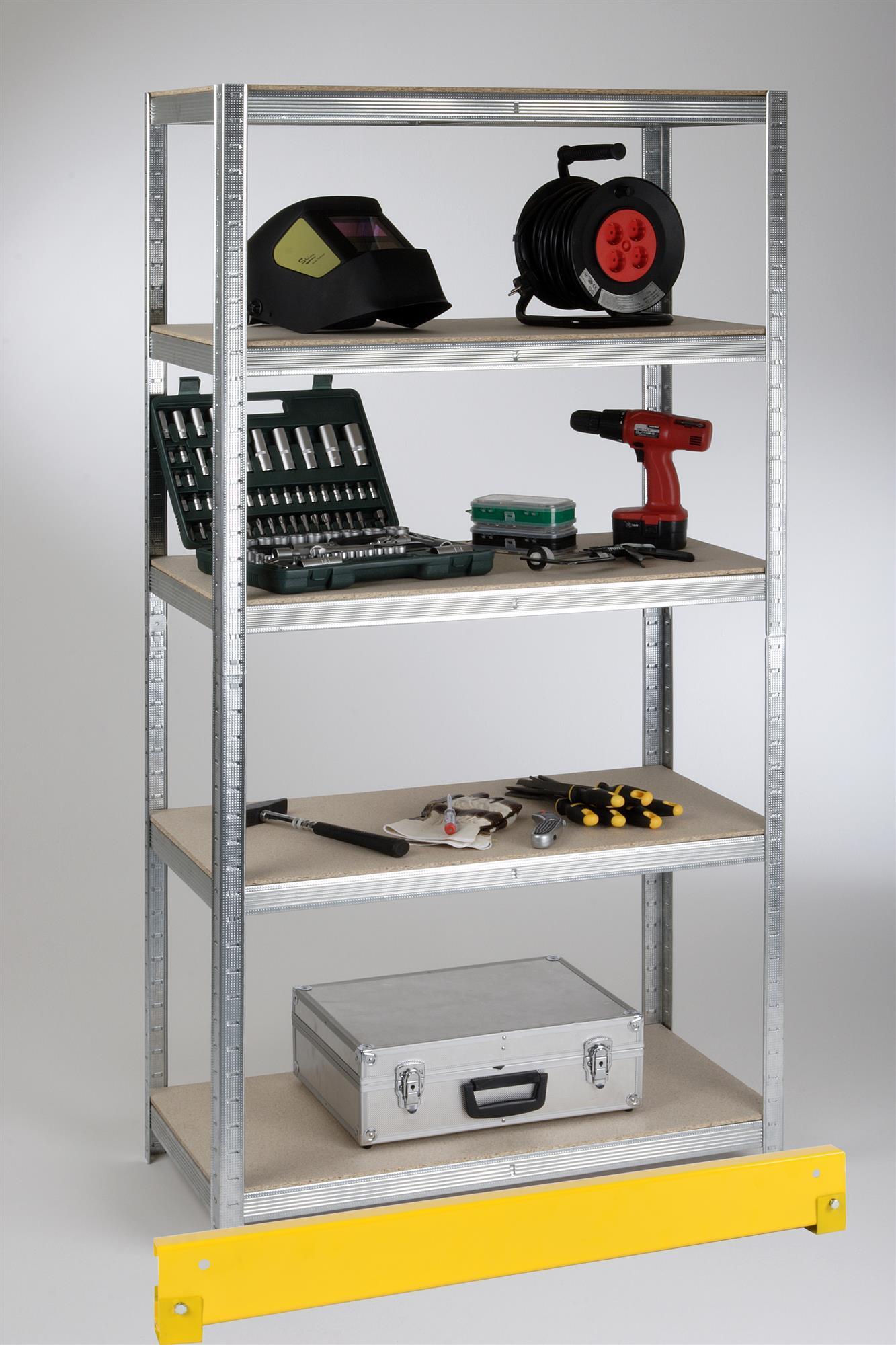 Rammschutzbalken SET = 6 Stück 100-115cm +12 Rammschutze +48Dübel SZAGATO Rammschutz Balken Regal Anfahrschutz Regale Rammschutzbügel Rammschutzecke #1