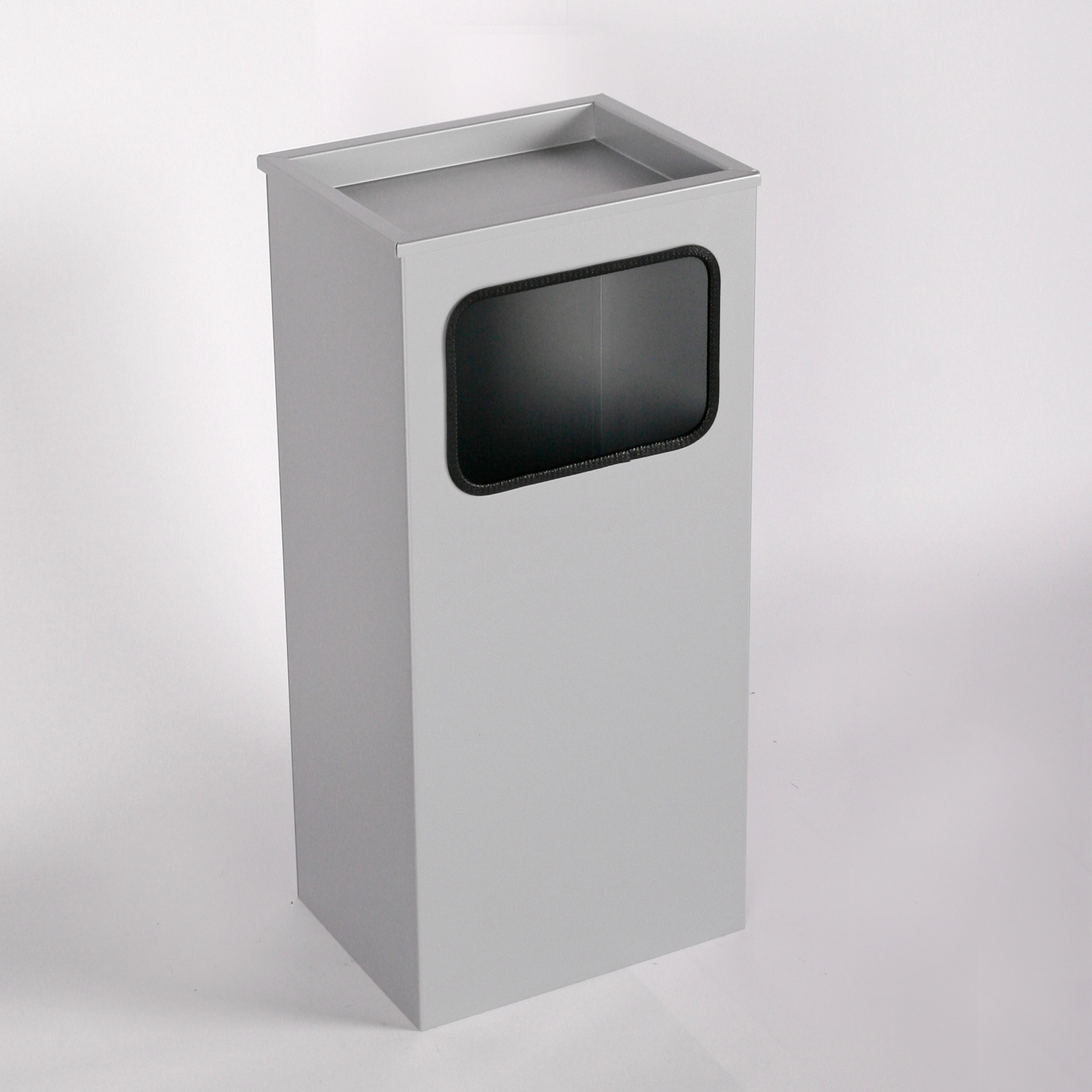 Aschenbecher mit Mülleimer Classic 62x30x23cm 12 ltr. grau inkl. Inneneimer SZAGATO Standascher Aschenbecher Abfalleimer Mülleimer mit Aschenbecher