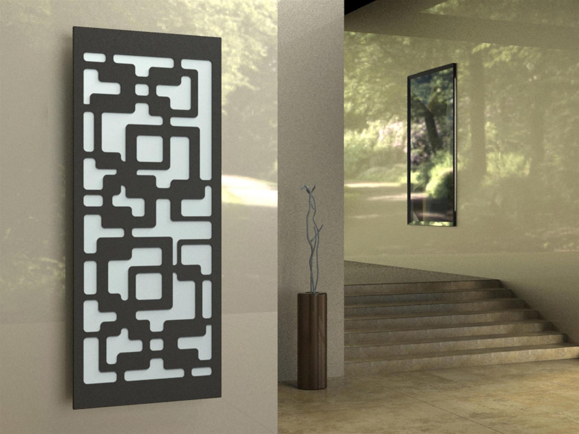 BADHEIZKÖRPER Design Downtown 2 120x47cm 799 Watt anthrazit moonstone SZAGATO Designheizkörper Handtuchheizkörper mit Mittelanschluss Handtuchwärmer