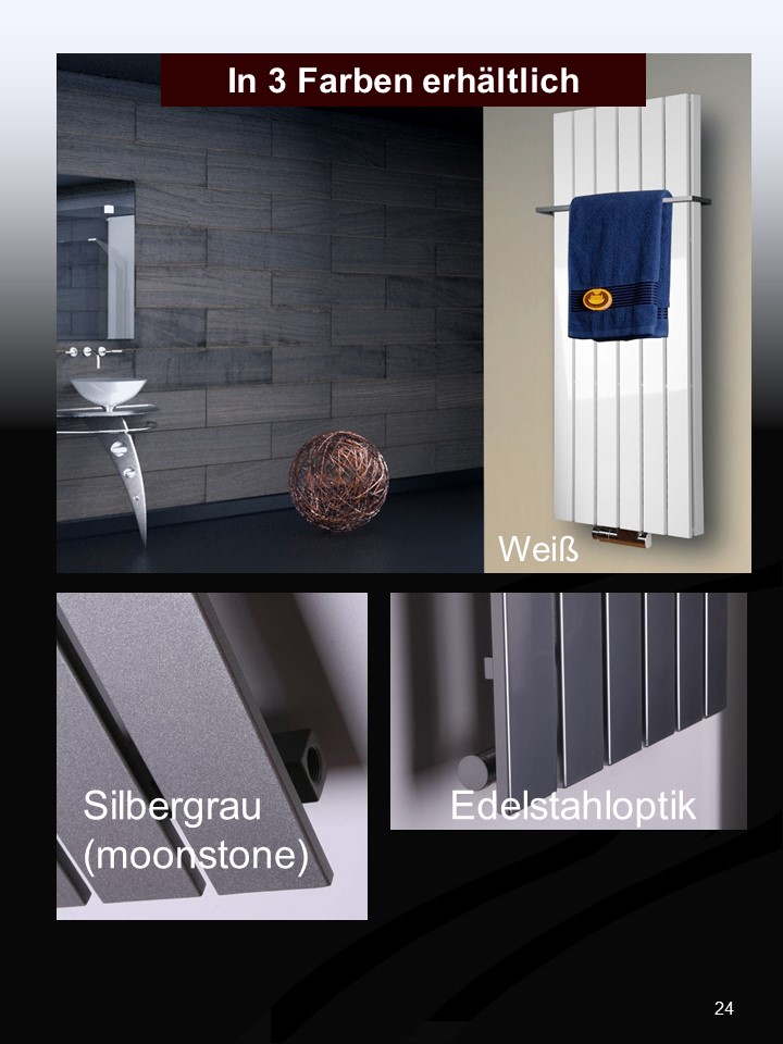 BADHEIZKÖRPER Design Peking 5 120x47cm 1458 Watt moonstone (+1 Halter 50mm glänzend) SZAGATO Designheizkörper Handtuchheizkörper mit Mittelanschluss Handtuchwärmer