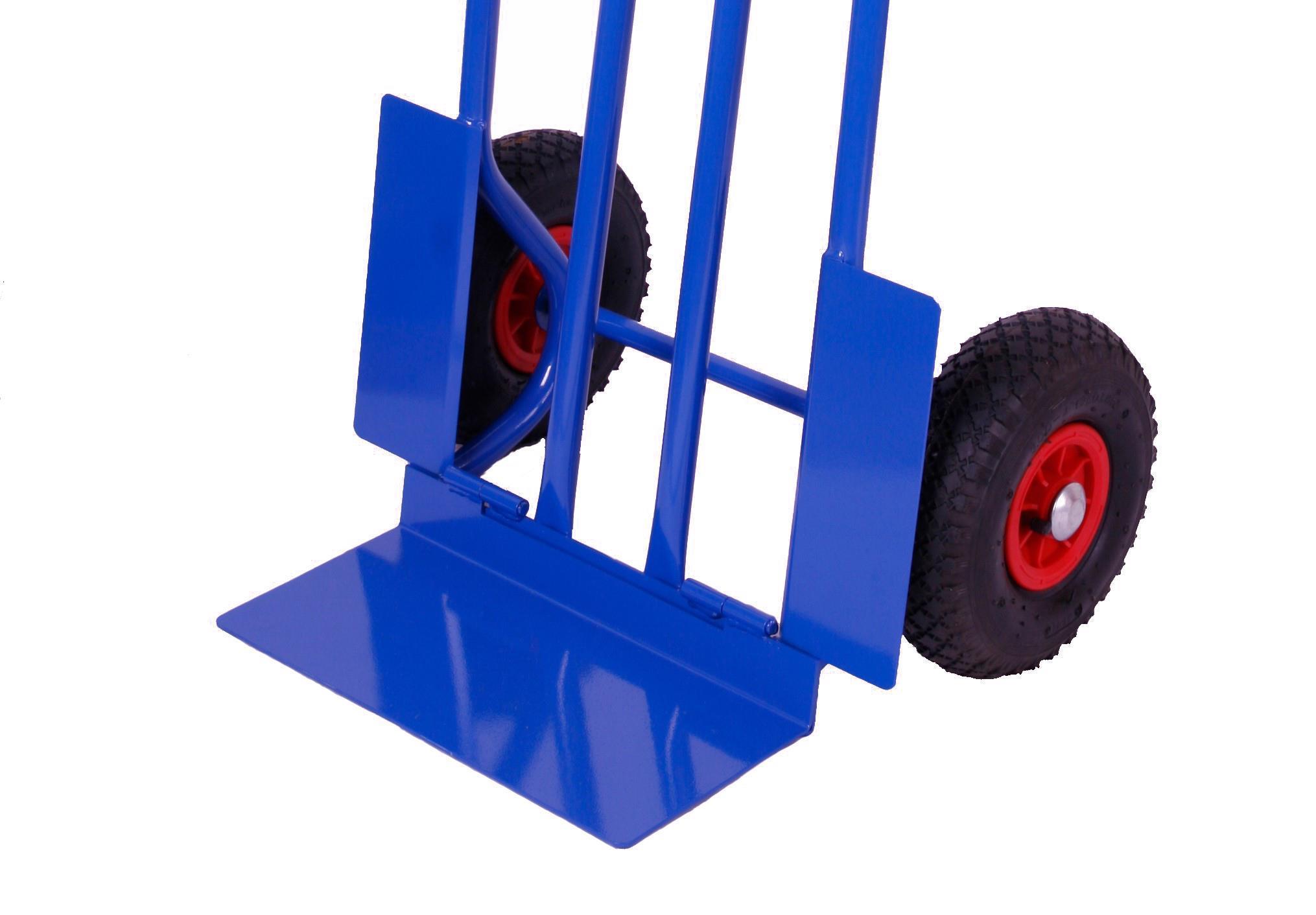 Sackkarre 250 kg HxBxT 108x58x48cm blau SZAGATO Sackkare 250kg Transportkarre klappbar Sackkarre Stahl Sackkarre klappbar Sackkarre kaufen