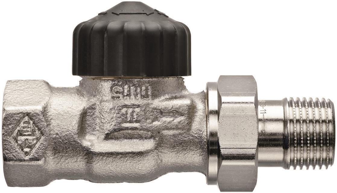 Heizkörper Seitenanschluss SET ECK 1/2 Zoll mit Thermostat chrom SZAGATO