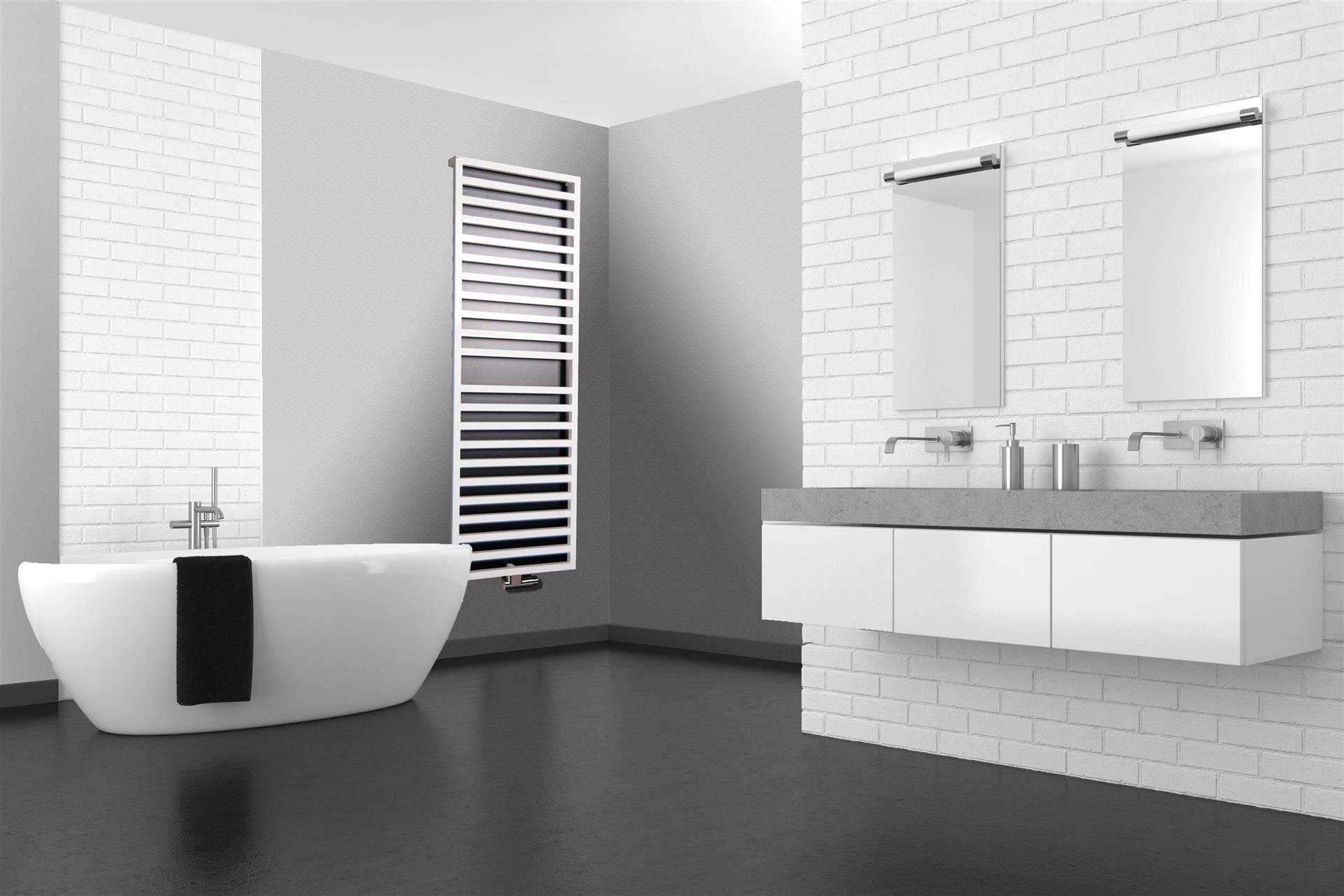 BADHEIZKÖRPER Design Square 3 179x60cm 1002 Watt weiß SZAGATO Designheizkörper Handtuchheizkörper mit Mittelanschluss Handtuchwärmer