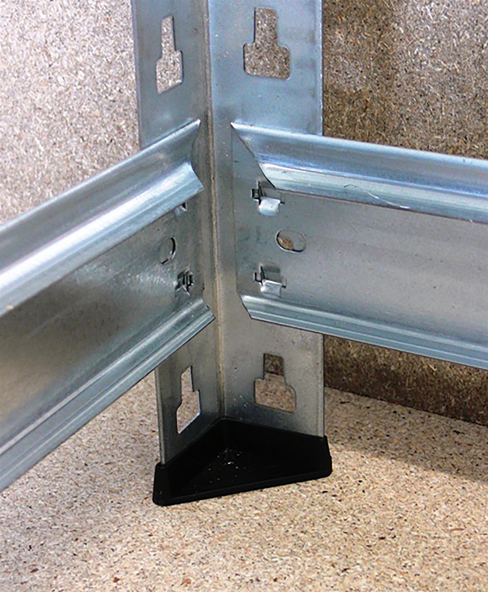 Garderoben-Regal 180x180x46cm, 8 Böden, 175 KG Belastbarkeit / Boden