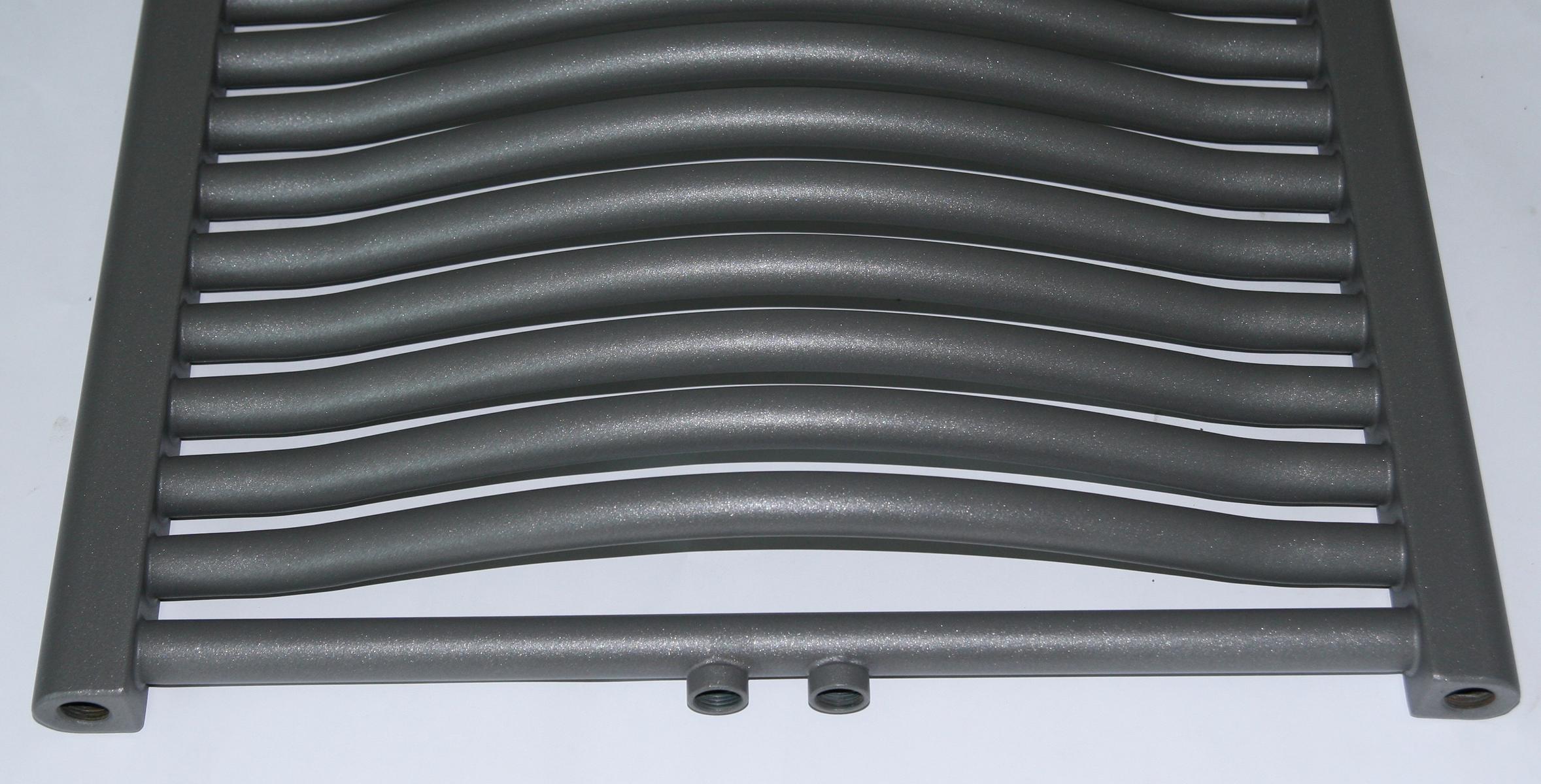 BADHEIZKÖRPER Design München 2 121x60cm 1034 Watt Mittelanschluss anthrazit - moonstone SZAGATO Handtuchheizkörper mit Mittelanschluss Handtuchwärmer