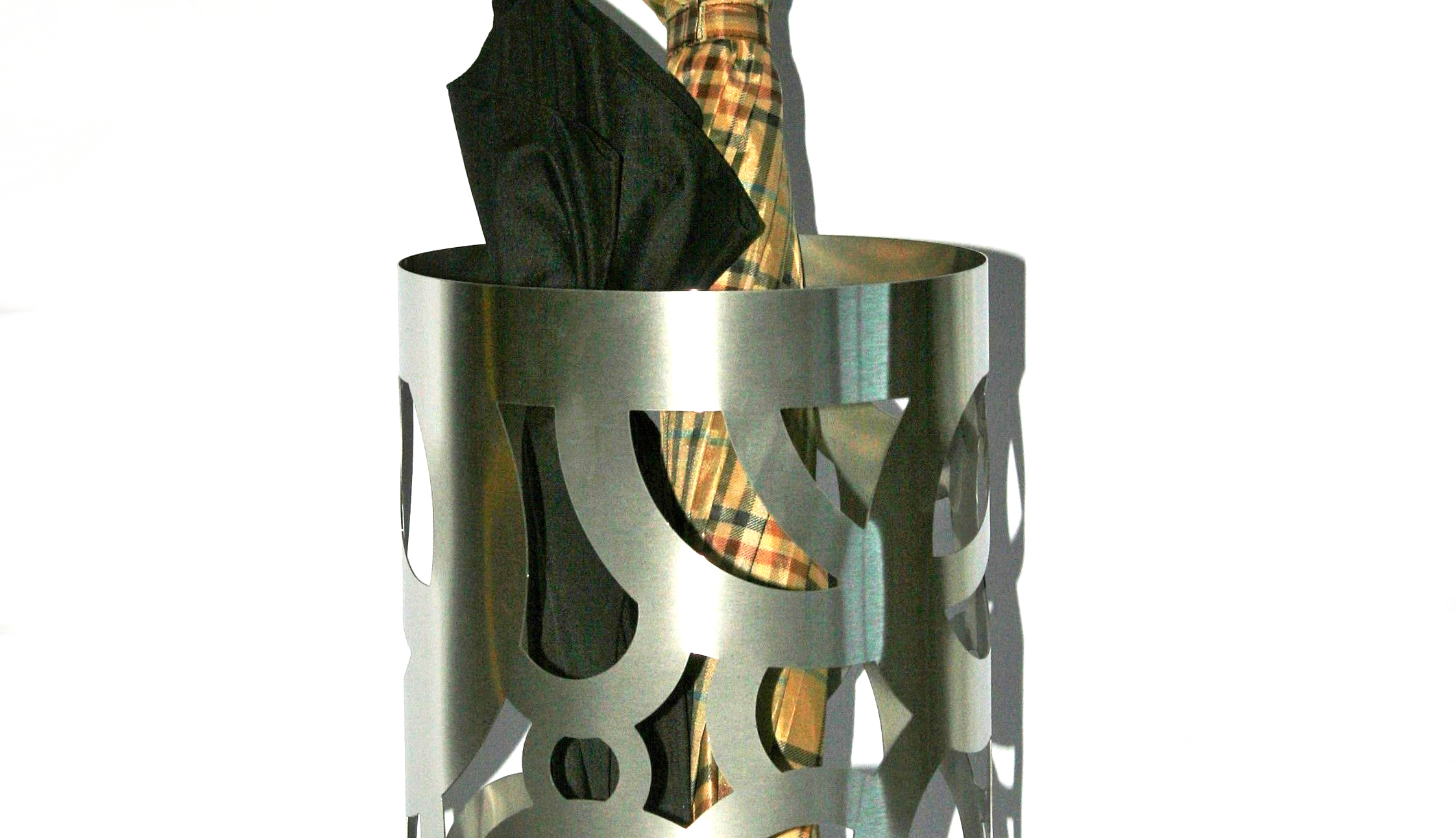 Schirmständer Design Circle 49xØ23cm Edelstahl matt SZAGATO Regenschirmständer Schirmständer große Schirme Schirmhalter moderne Regen-Schirmständer Schirmständer Design Circle 49xØ23cm Edelstahl matt SZAGATO Regenschirmständer Schirmständer große Schirme Schirmhalter moderne Regen-Schirmständer