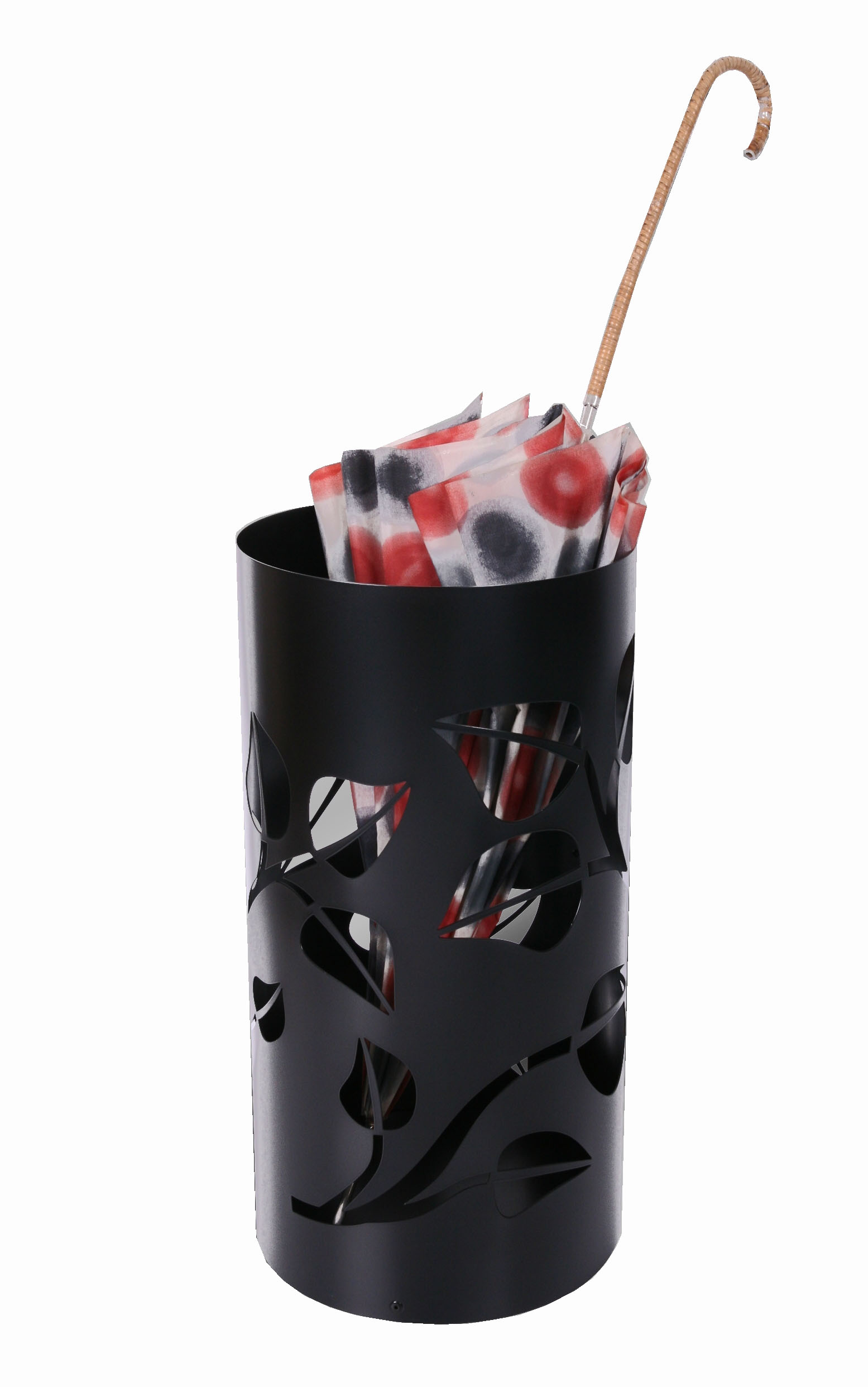 Schirmständer Design Leaves 49xØ23cm schwarz SZAGATO Made in Germany moderner Regenschirmständer groß Schirmhalter Regenschirmhalter Design Schirmständer Design Leaves 49xØ23cm schwarz SZAGATO Made in Germany moderner Regenschirmständer groß Schirmhalter Regenschirmhalter Design