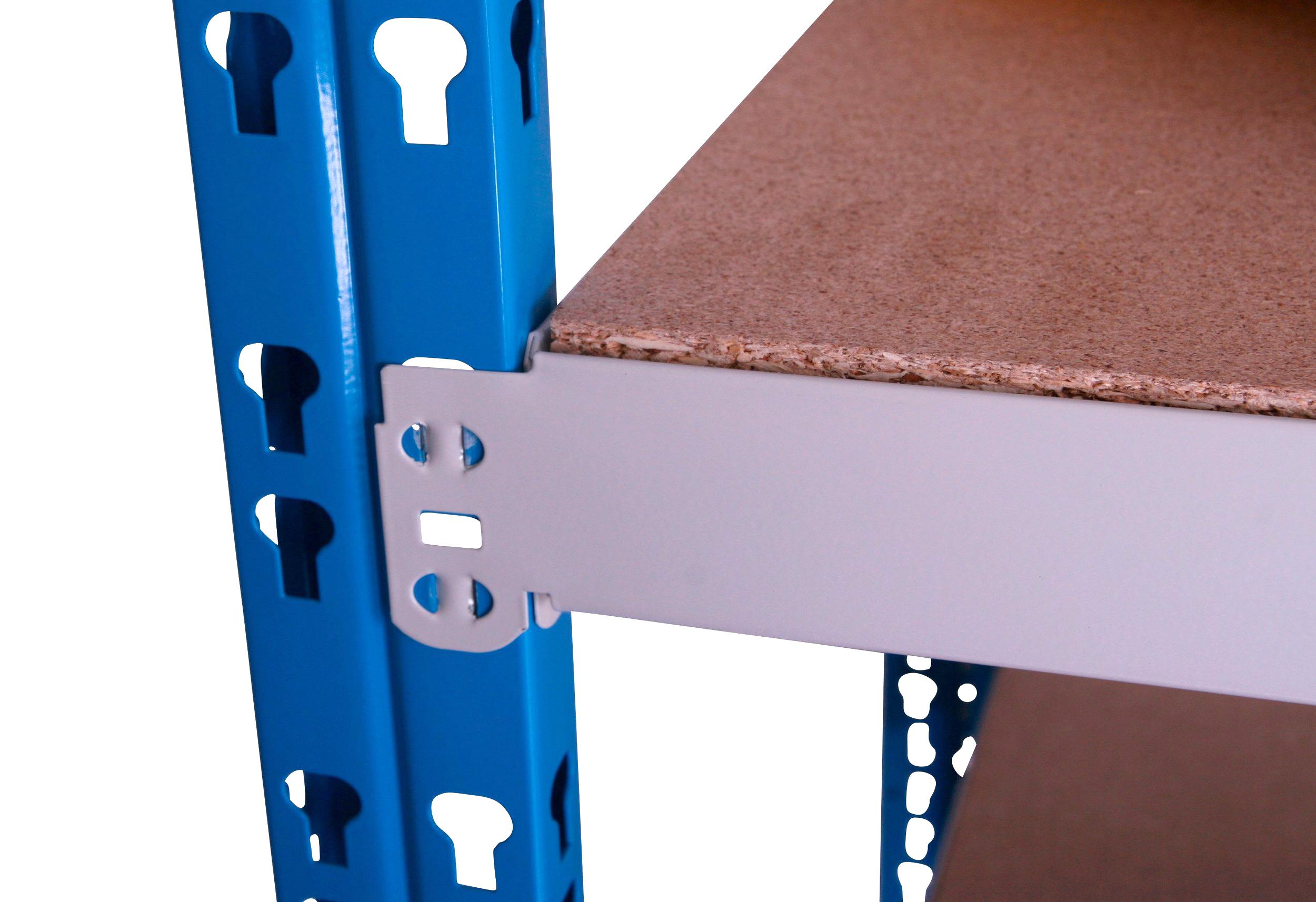 Schwerlast Regalsystem 300 kg ANBAU 180x100x60cm blau SZAGATO Regal 60 cm breit Steckregal Metallregal Fachbodenregal Lagerregal Schwerlastregal Schwerlast Regalsystem 300 kg ANBAU 180x100x60cm blau SZAGATO Regal 60 cm breit Steckregal Metallregal Fachbodenregal Lagerregal Schwerlastregal