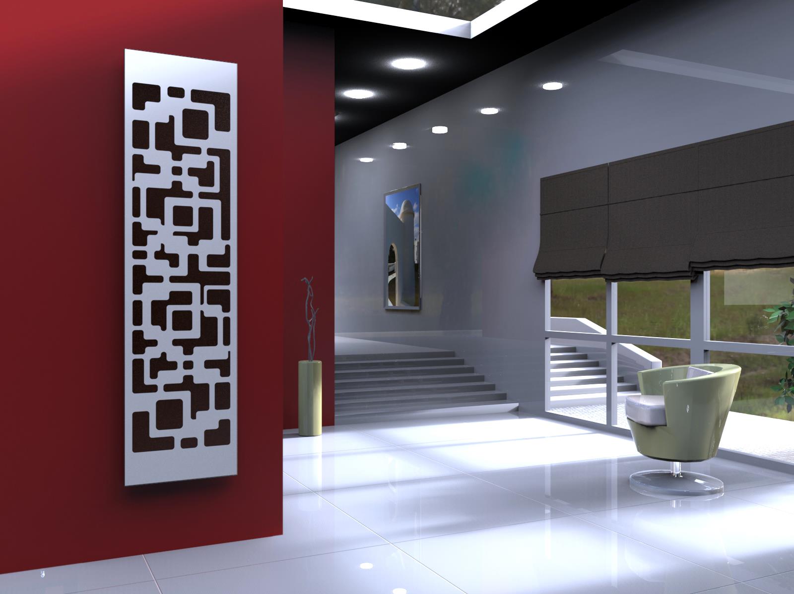 BADHEIZKÖRPER Design Downtown 3 180x47cm 1118 Watt weiß SZAGATO Designheizkörper Handtuchheizkörper mit Mittelanschluss Handtuchwärmer