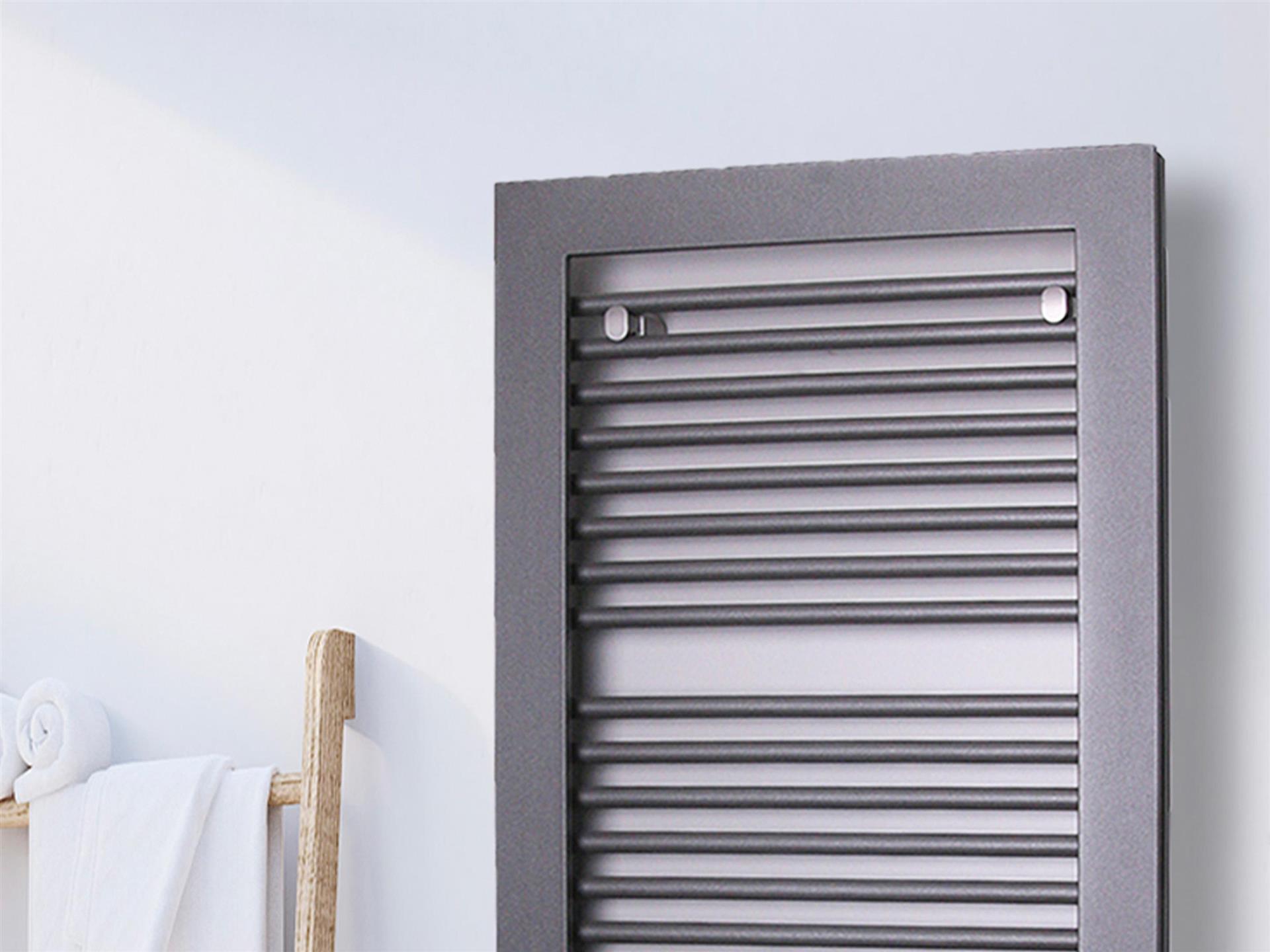 BADHEIZKÖRPER Design Window 2 121x60cm 870 Watt anthrazit moonstone SZAGATO Designheizkörper Handtuchheizkörper mit Mittelanschluss Handtuchwärmer