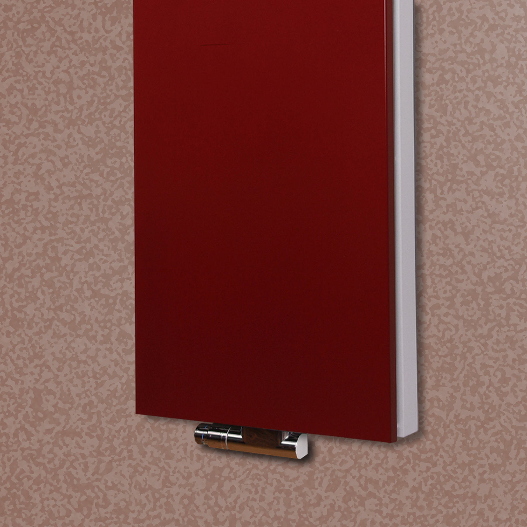 BADHEIZKÖRPER Design Mirror Steel 6 180x47cm 1964Watt rot (+2 Halter 15mm) SZAGATO Designheizkörper Handtuchheizkörper Mittelanschluss Handtuchwärmer