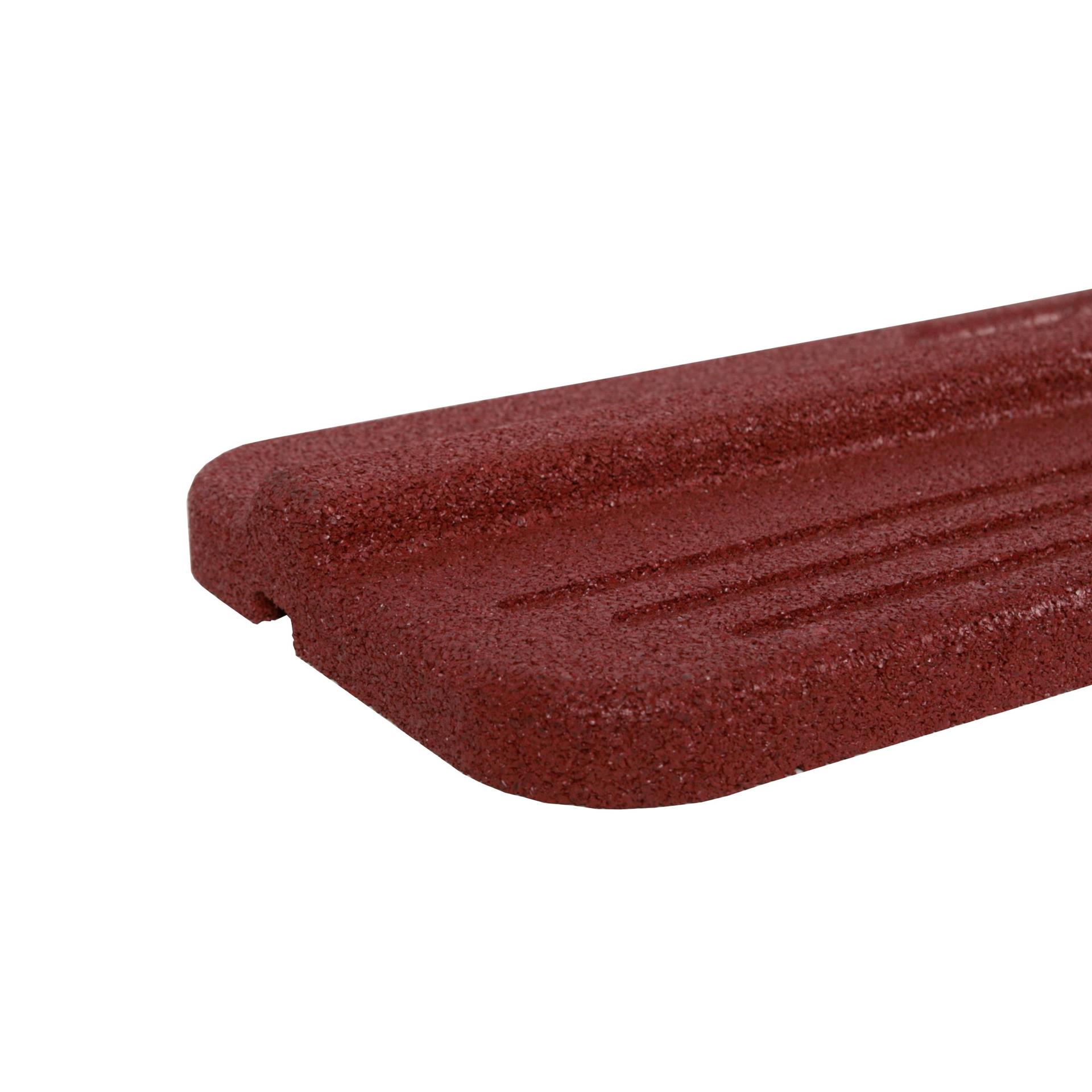 Leitermatte Anti-Rutschmatte LxBxH 75x25x5cm rot SZAGATO Gummi Antirutschmatte Leitern Leitermatte Gummimatte für Leitern Sicherung aus Gummigranulat