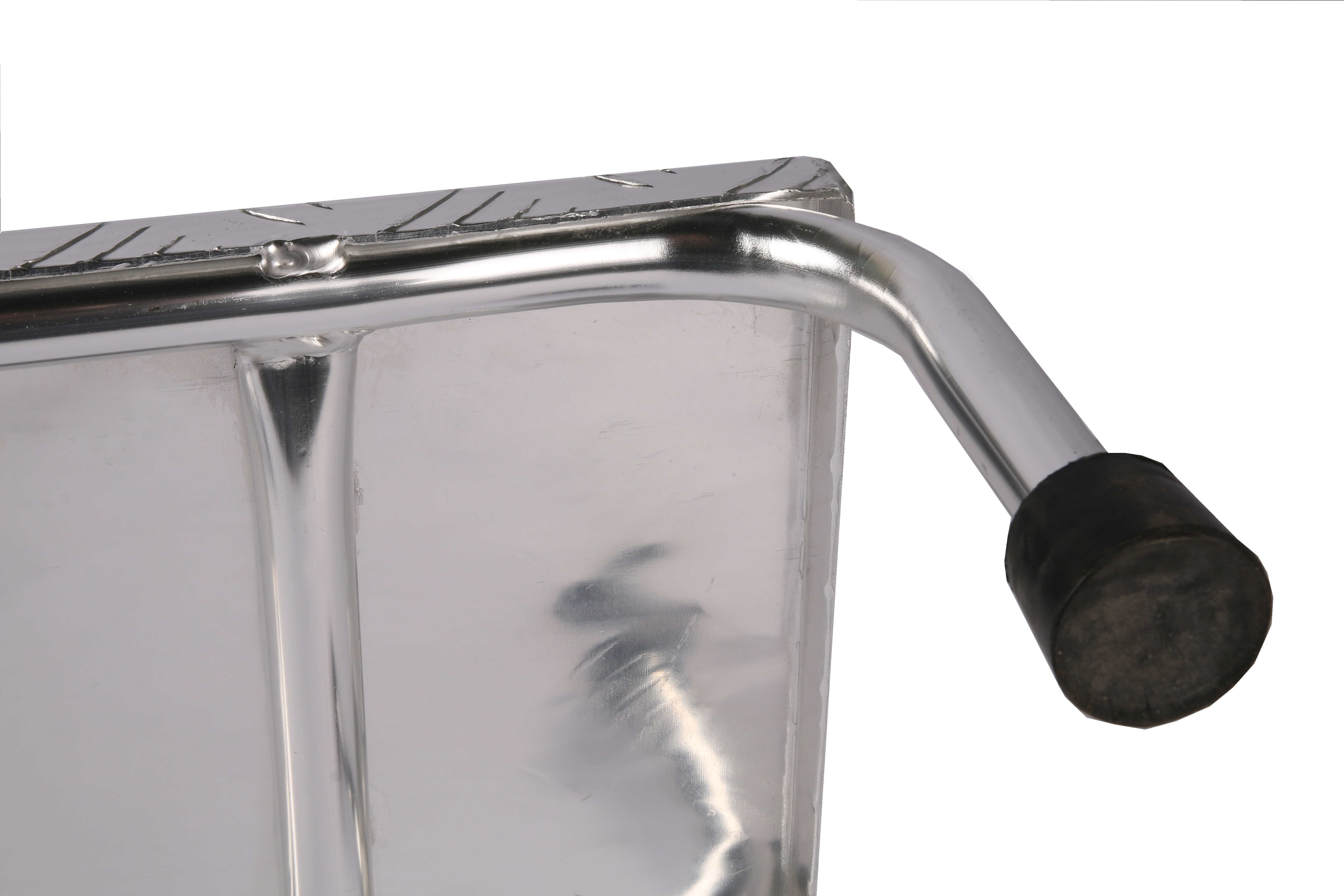 Podesttreppe ALU 5-stufig HxBxT 96x61x149cm SZAGATO mobiler Montagetritt ALU Montagetritte mit Plattform Stufentritt tragbare Treppe Treppenleiter