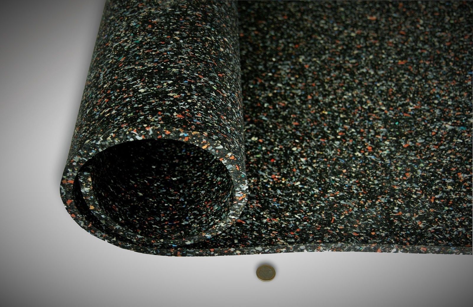 Gummimatte Anti-Vibrationsmatte 500x125x15cm SZAGATO Germany Gummigranulatmatte Antirutschmatte Bautenschutzmatte Kofferraummatte Anti-Rutschmatte