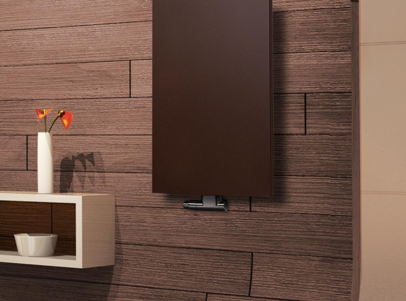 BADHEIZKÖRPER Design Mirror Steel 2 120x47cm 799 Watt braun SZAGATO Designheizkörper Handtuchheizkörper mit Mittelanschluss Handtuchwärmer