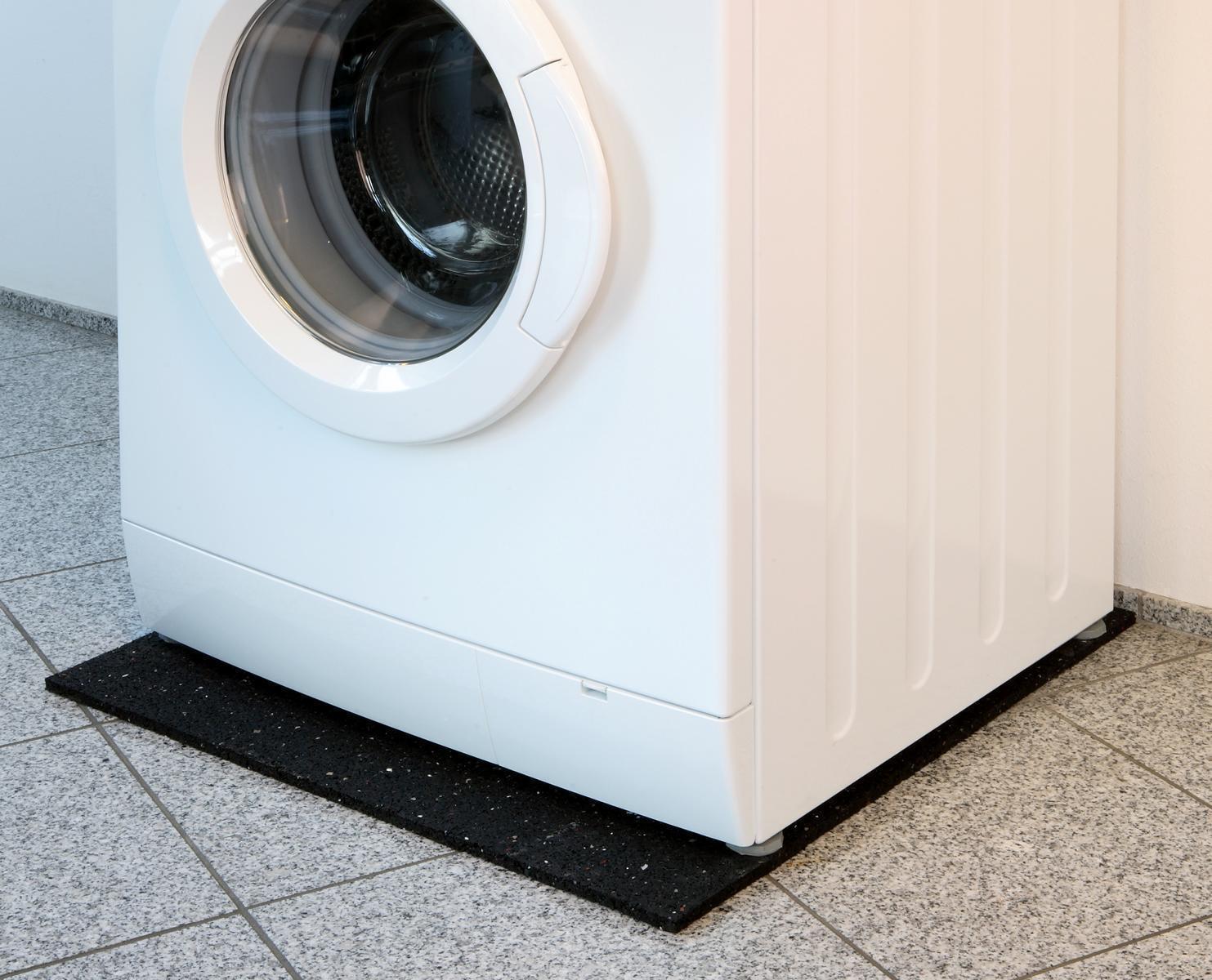 Gummimatte Waschmaschinen Anti - Vibrationsmatte 60x60x1cm SZAGATO Meterware Gummimatt Gummi Matte Gummigranulatmatte Antirutschmatte Bautenschutzmatte recycelt