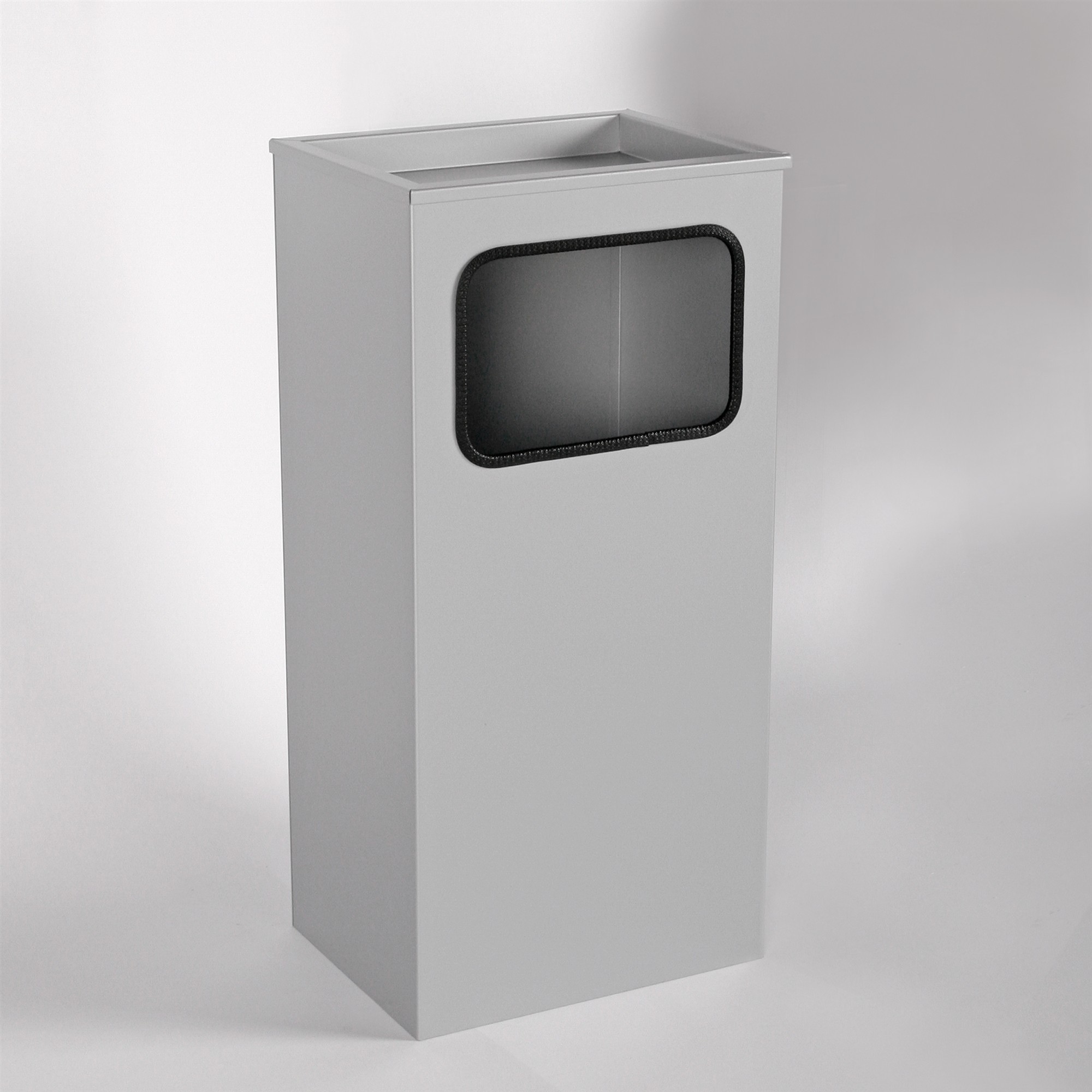 Aschenbecher mit Mülleimer Classic 62x30x23cm 12 ltr. grau inkl. Inneneimer SZAGATO Standascher Aschenbecher Abfalleimer Mülleimer mit Aschenbecher